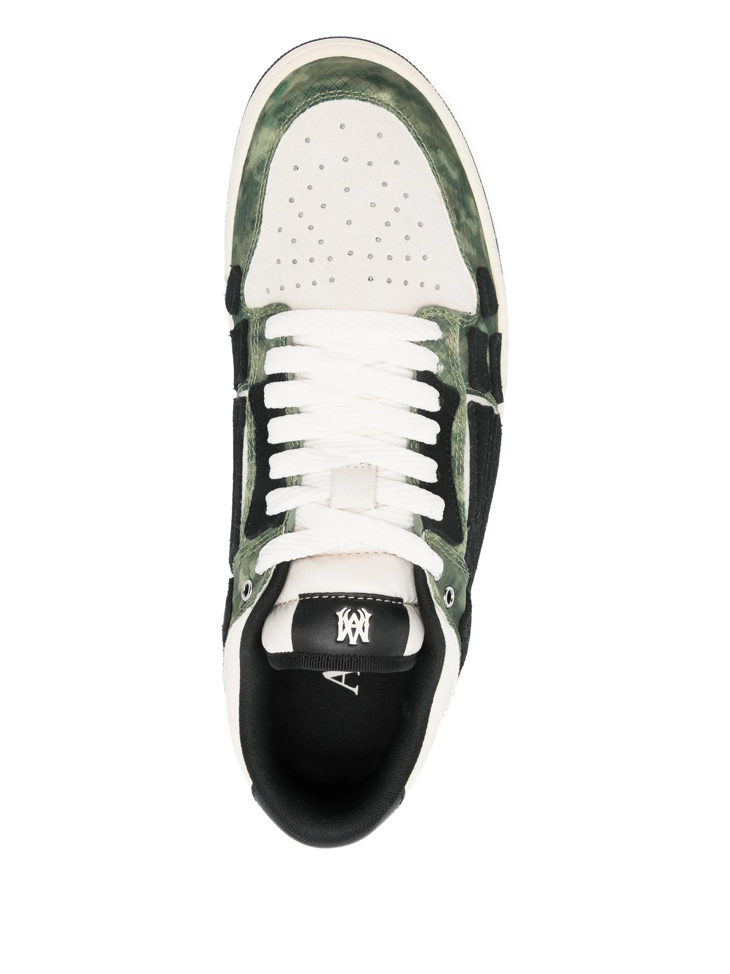 Camo Skel lace-up sneakers