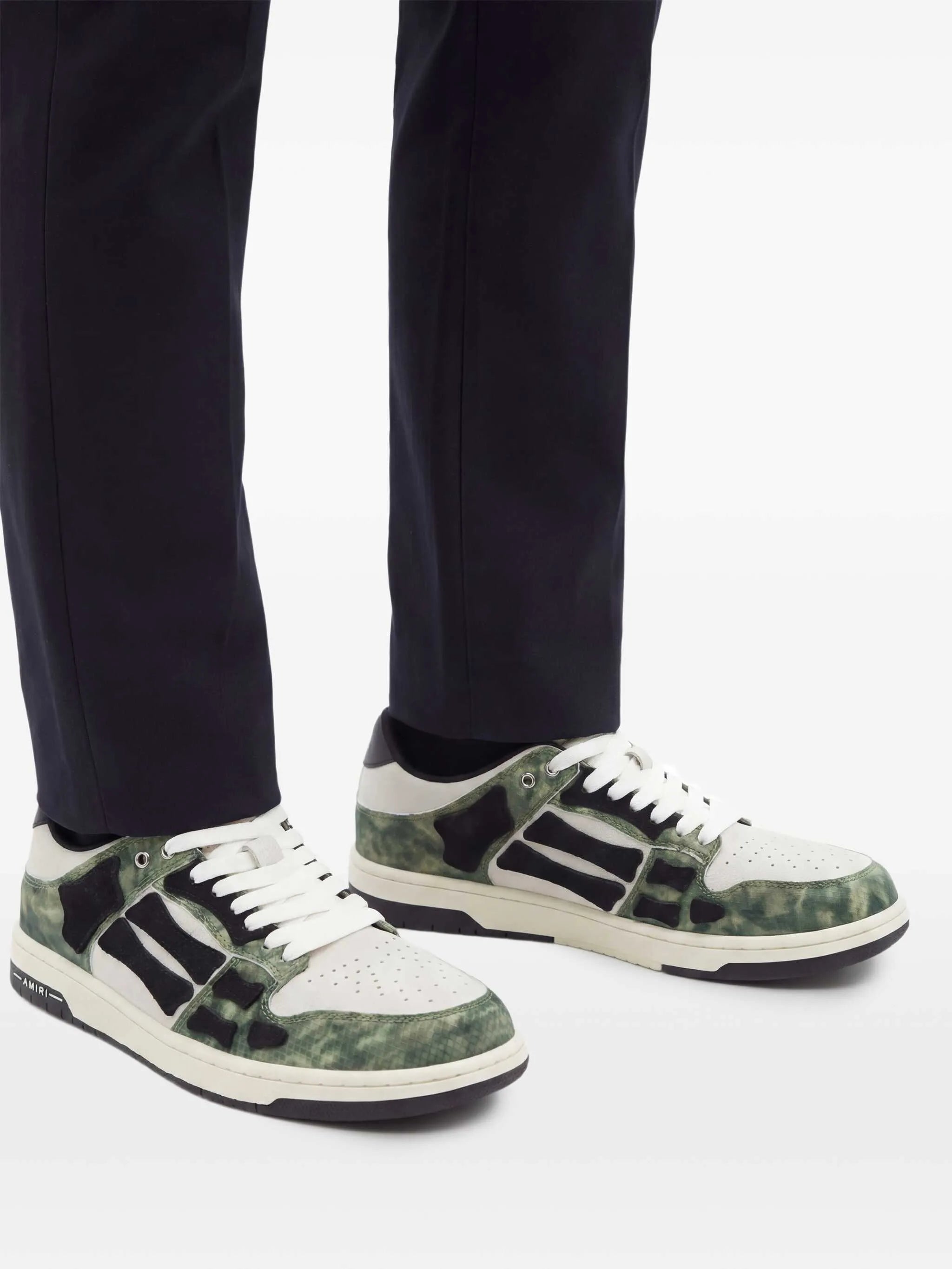 camo Skel top low sneakers