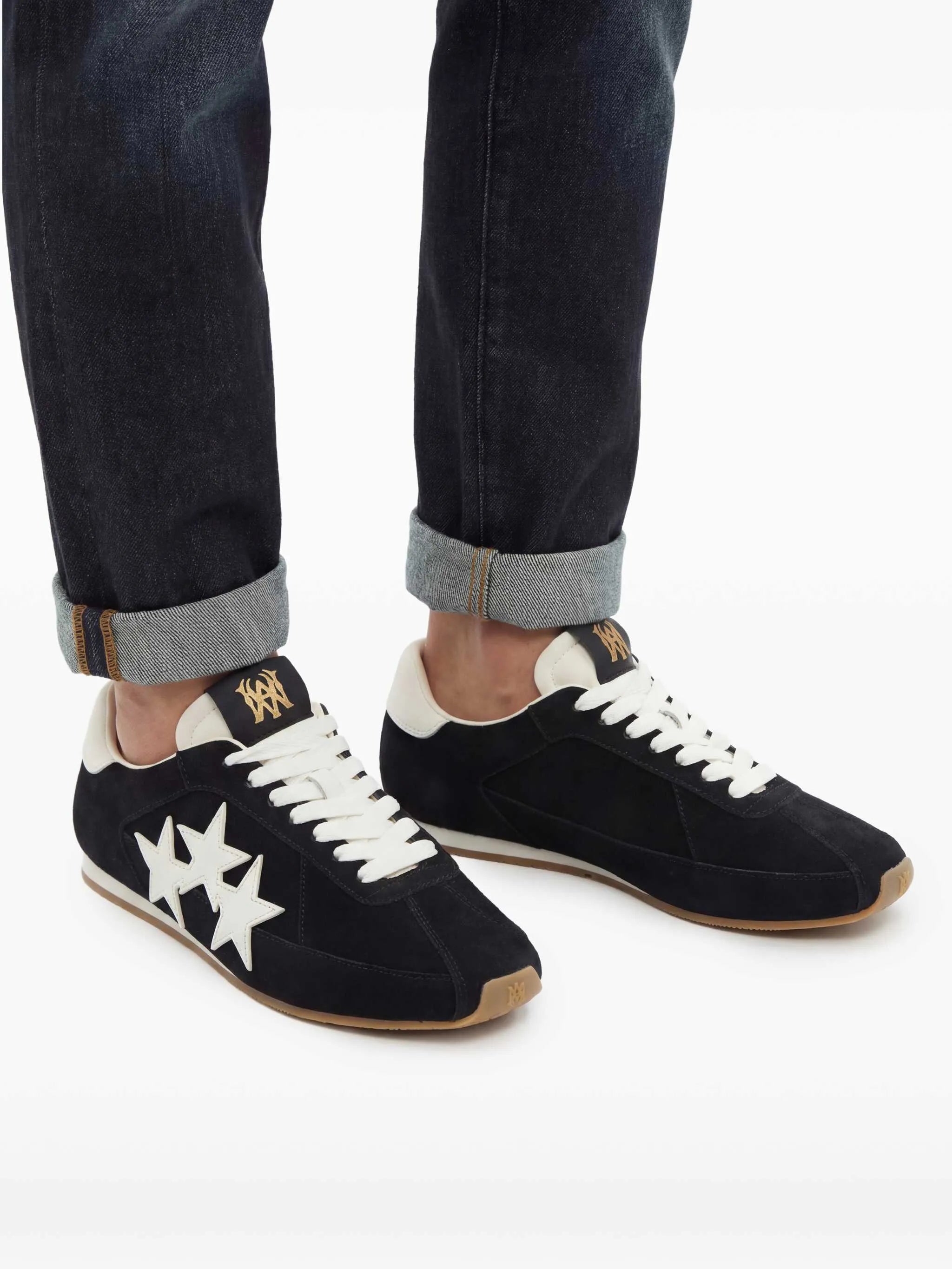 Pacific Flat star-patch sneakers