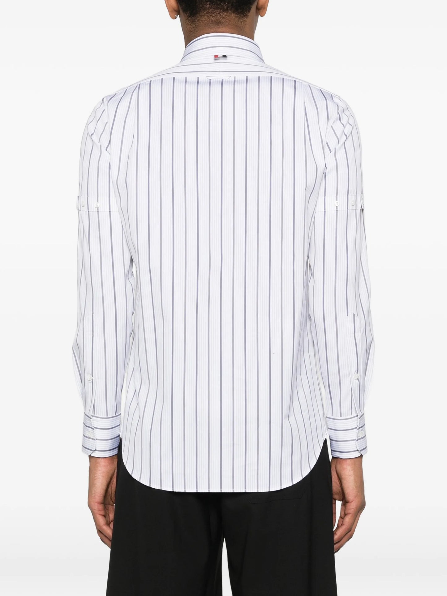 stripe poplin shirt
