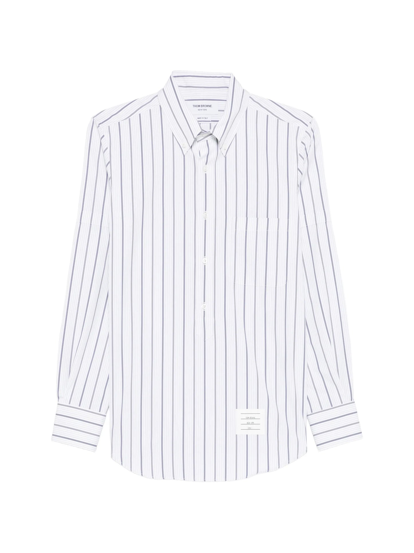 striped poplin armband shirt