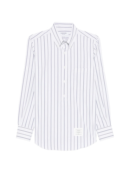 striped poplin armband shirt