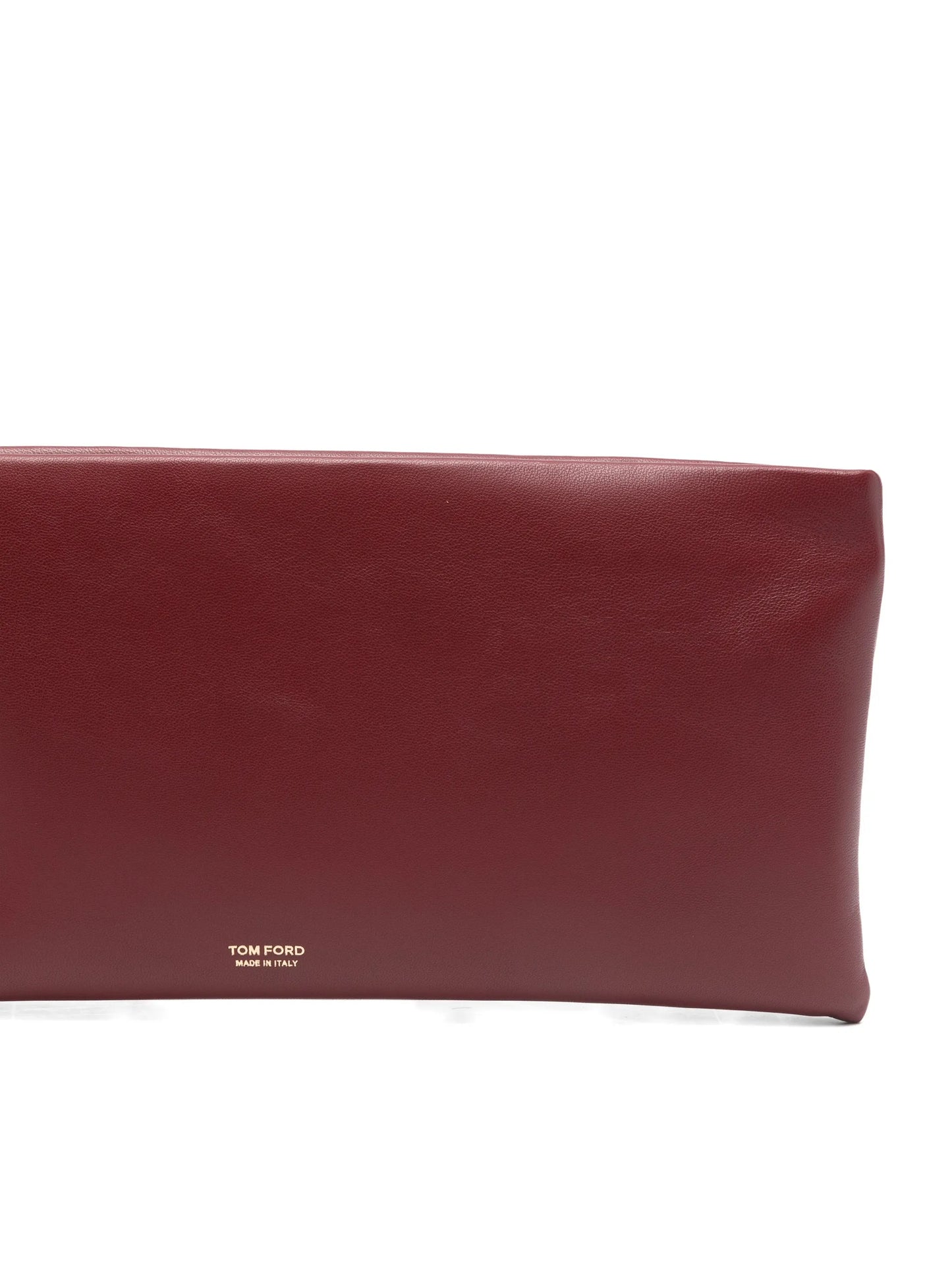 Aura ring leather clutch