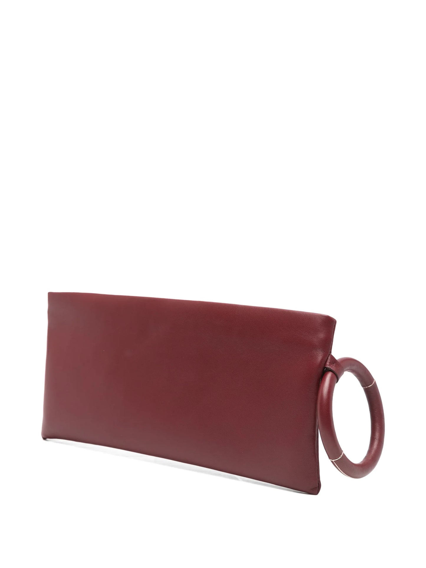 Aura ring leather clutch