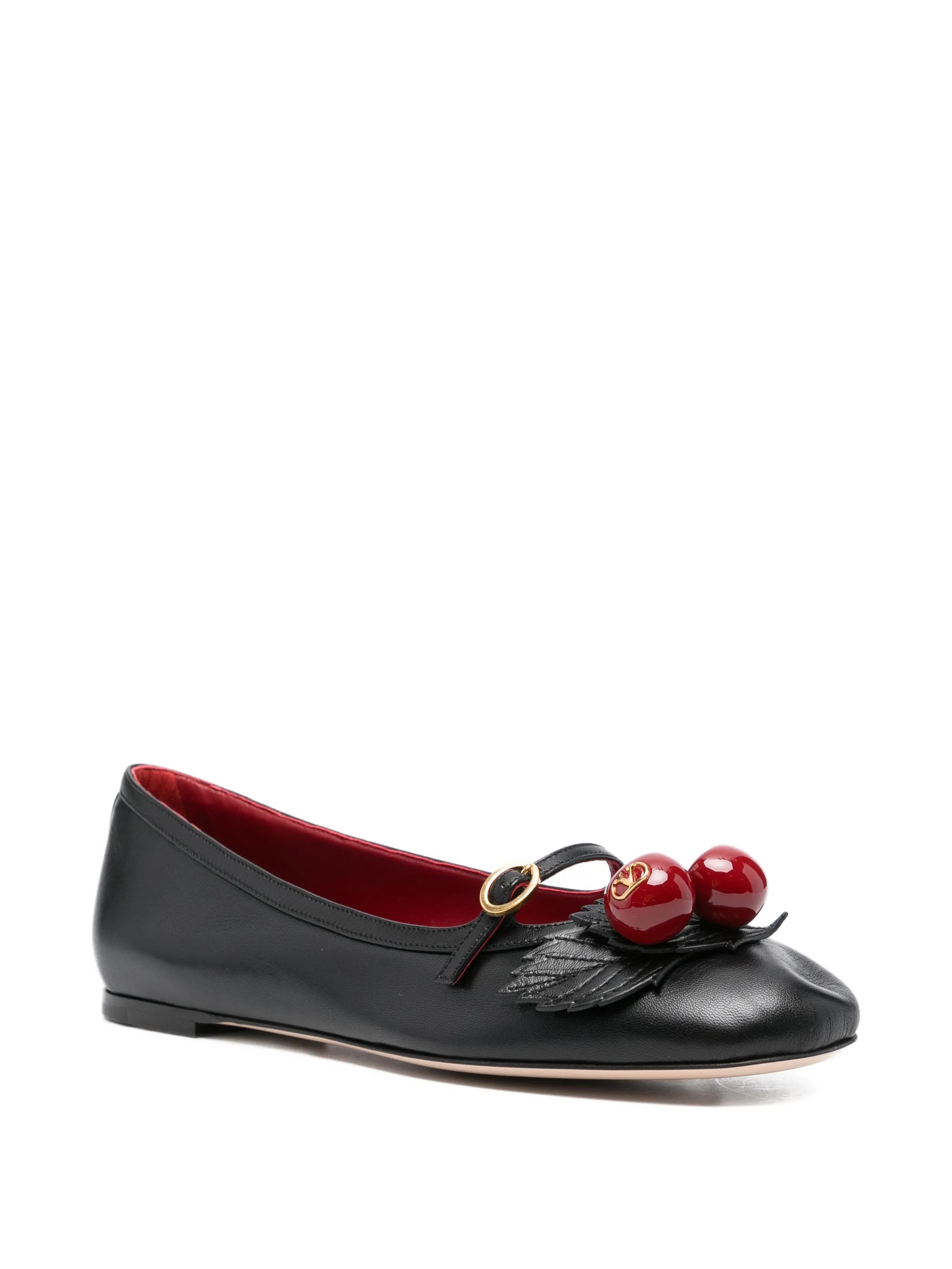 cherryfic ballet flats
