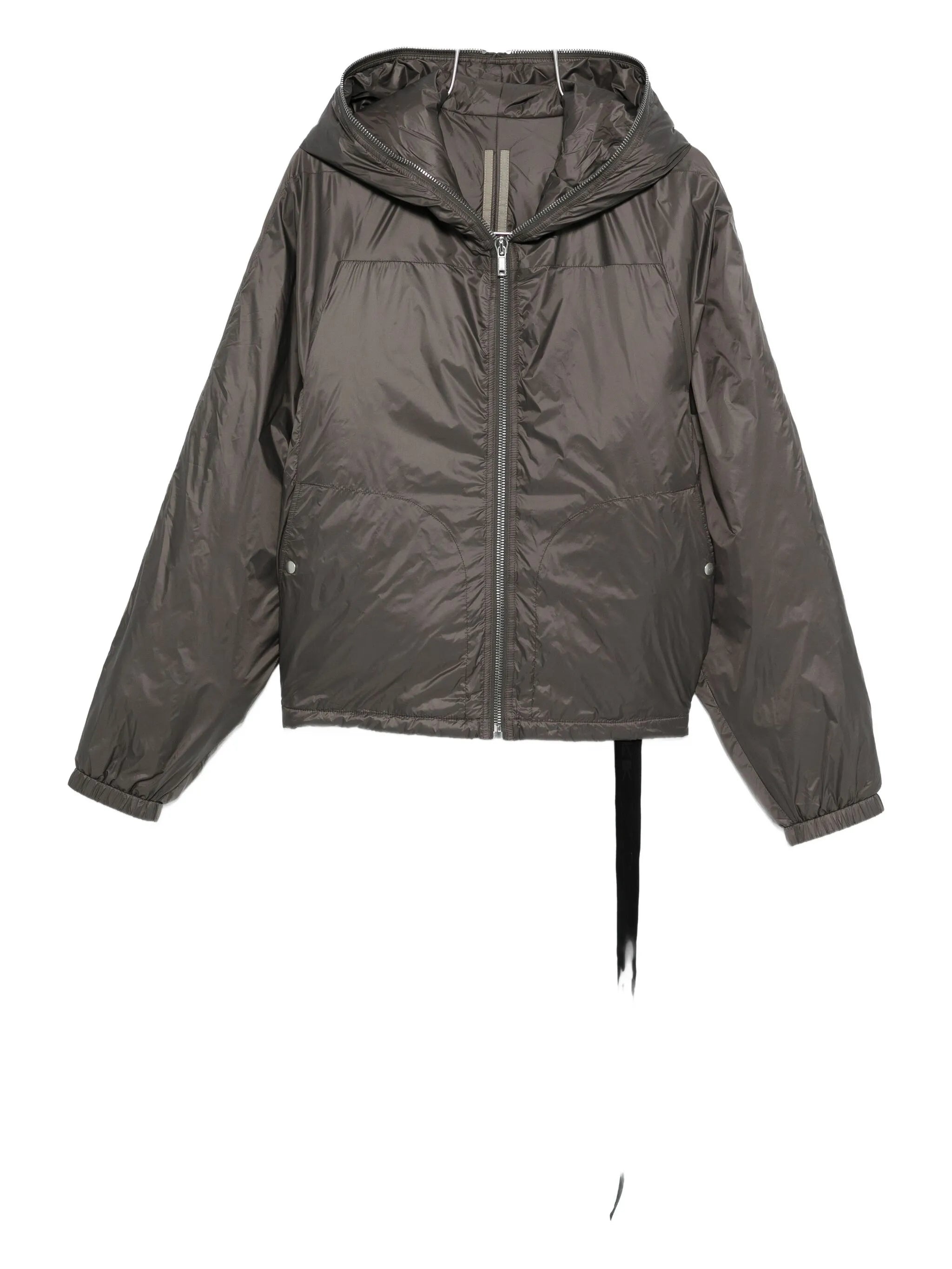 zip-up hooded jacket