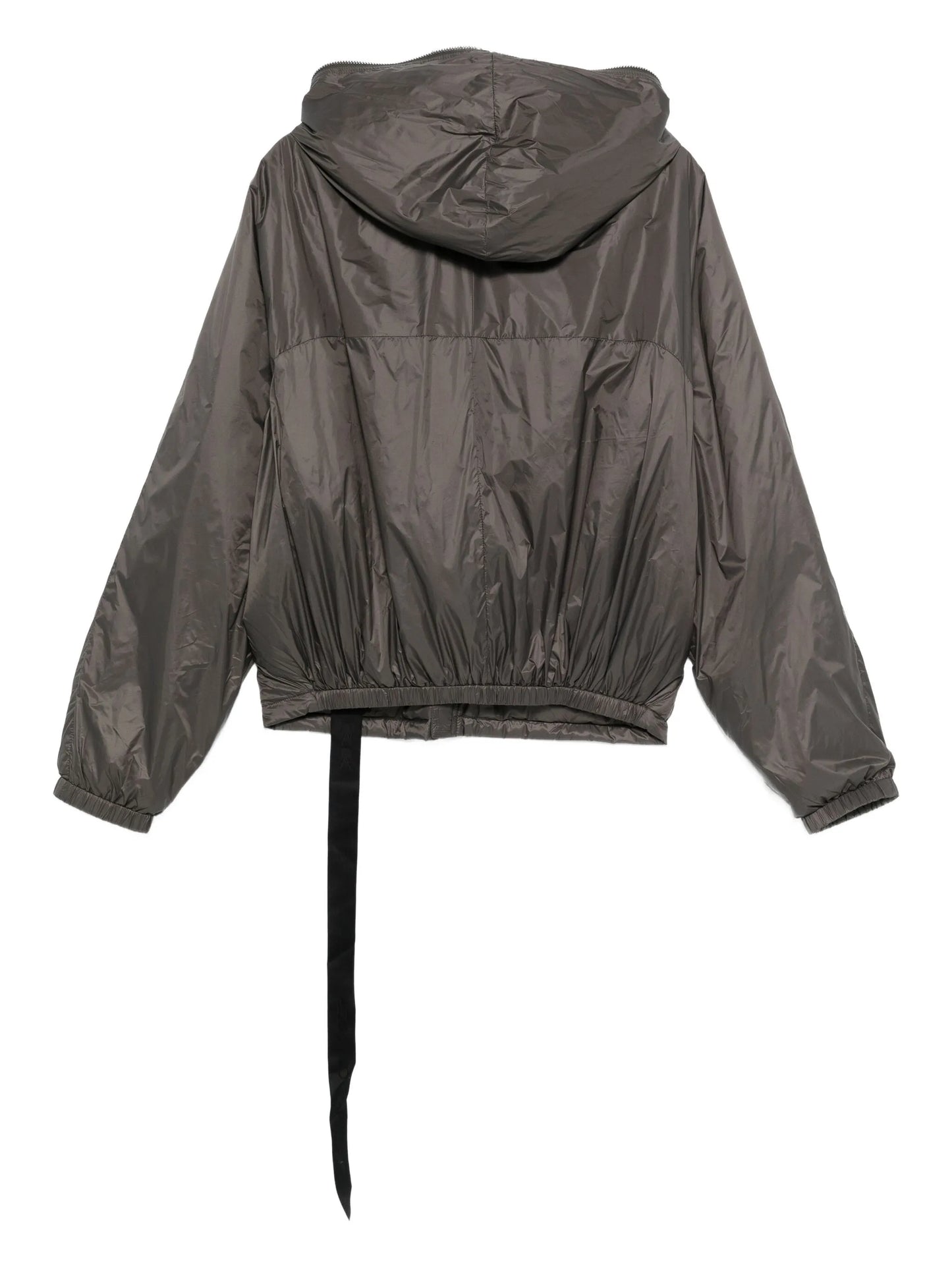 zip-up hooded jacket