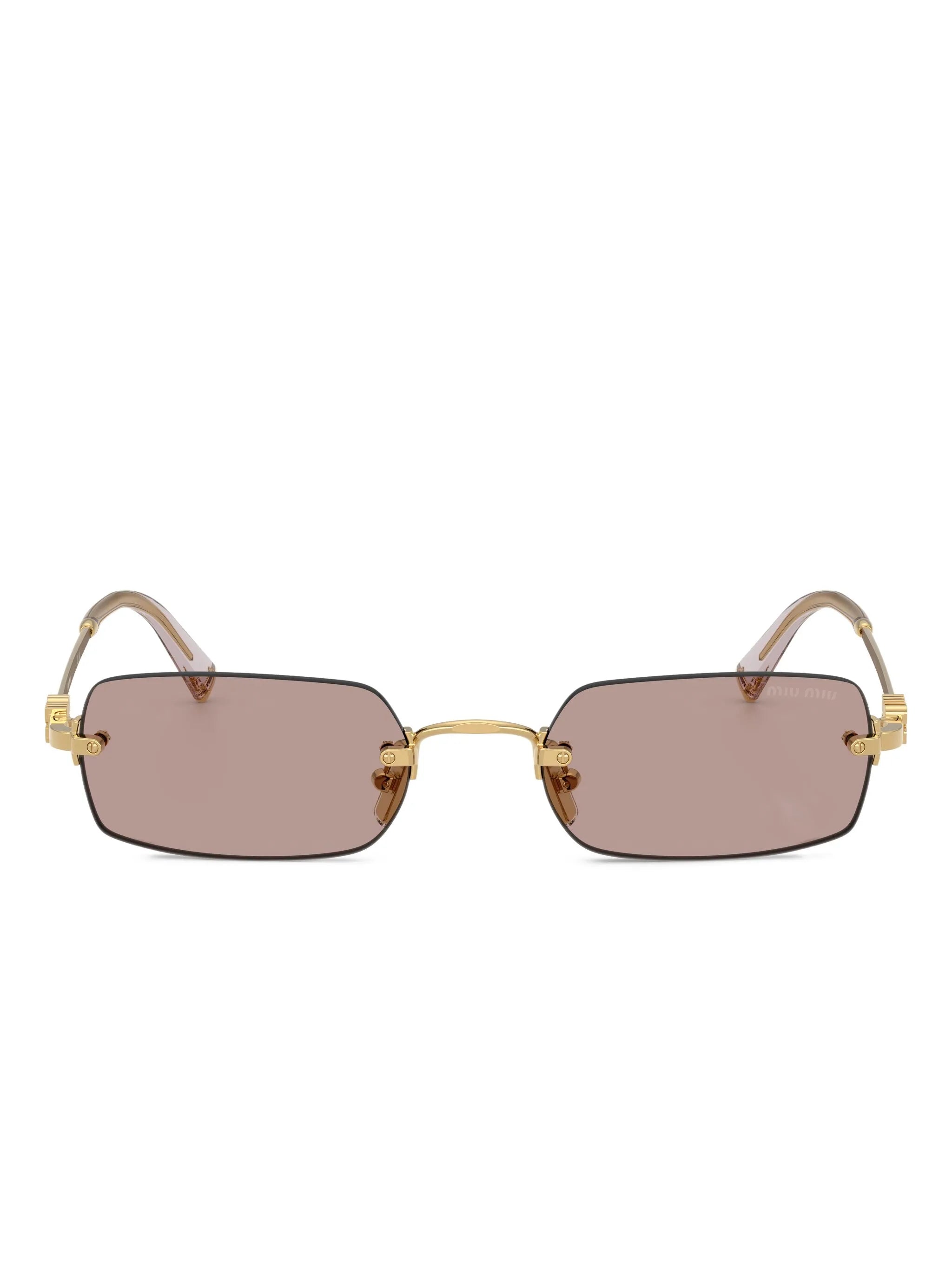 rectangle-frame sunglasses
