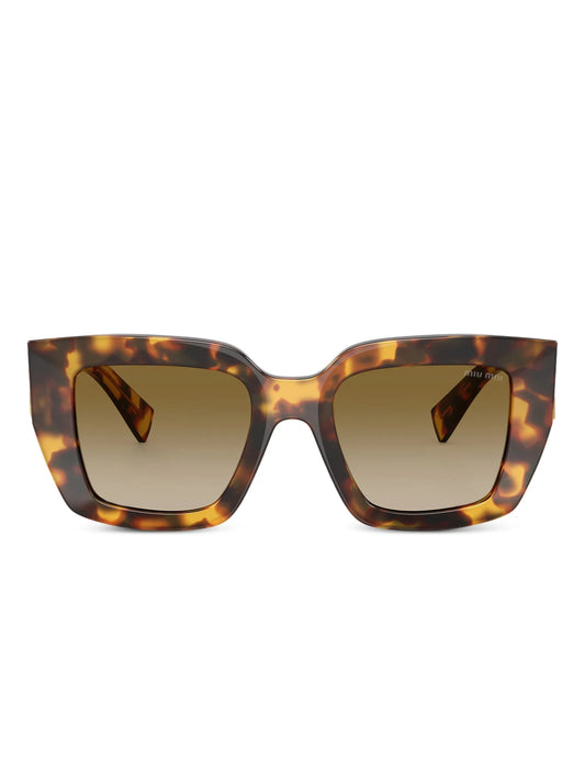geometric-frame sunglasses