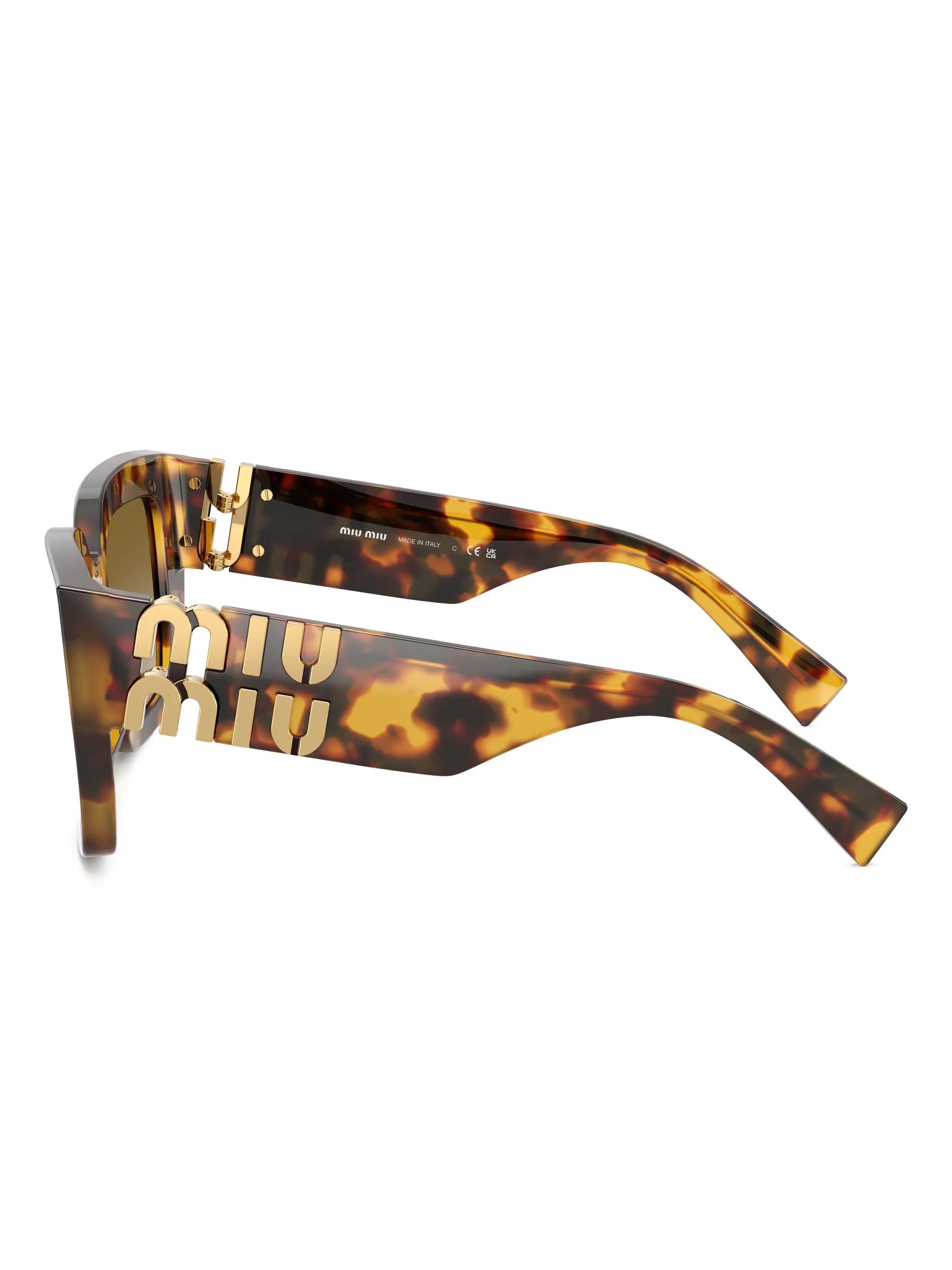geometric-frame sunglasses
