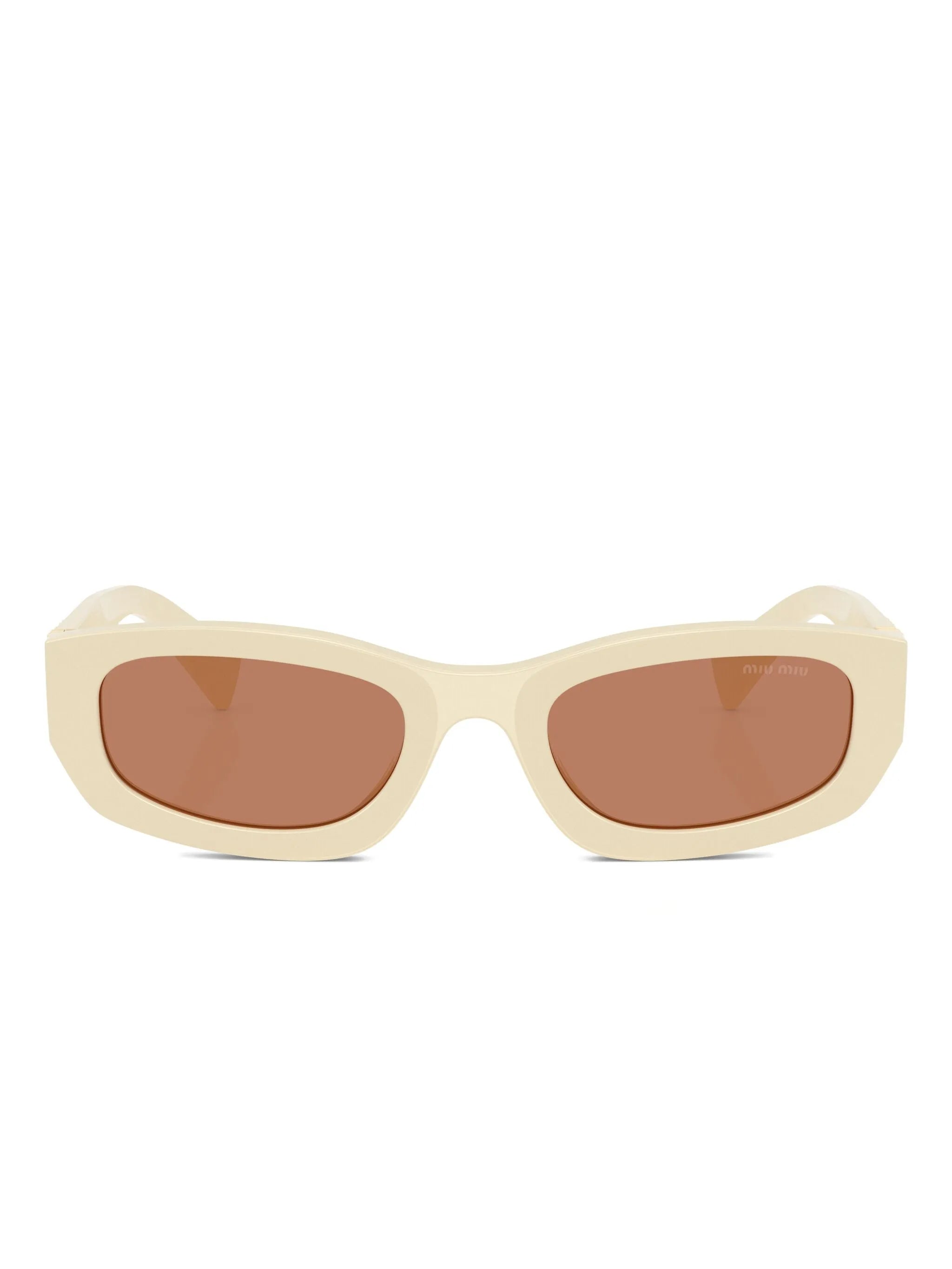 geometric-frame sunglasses