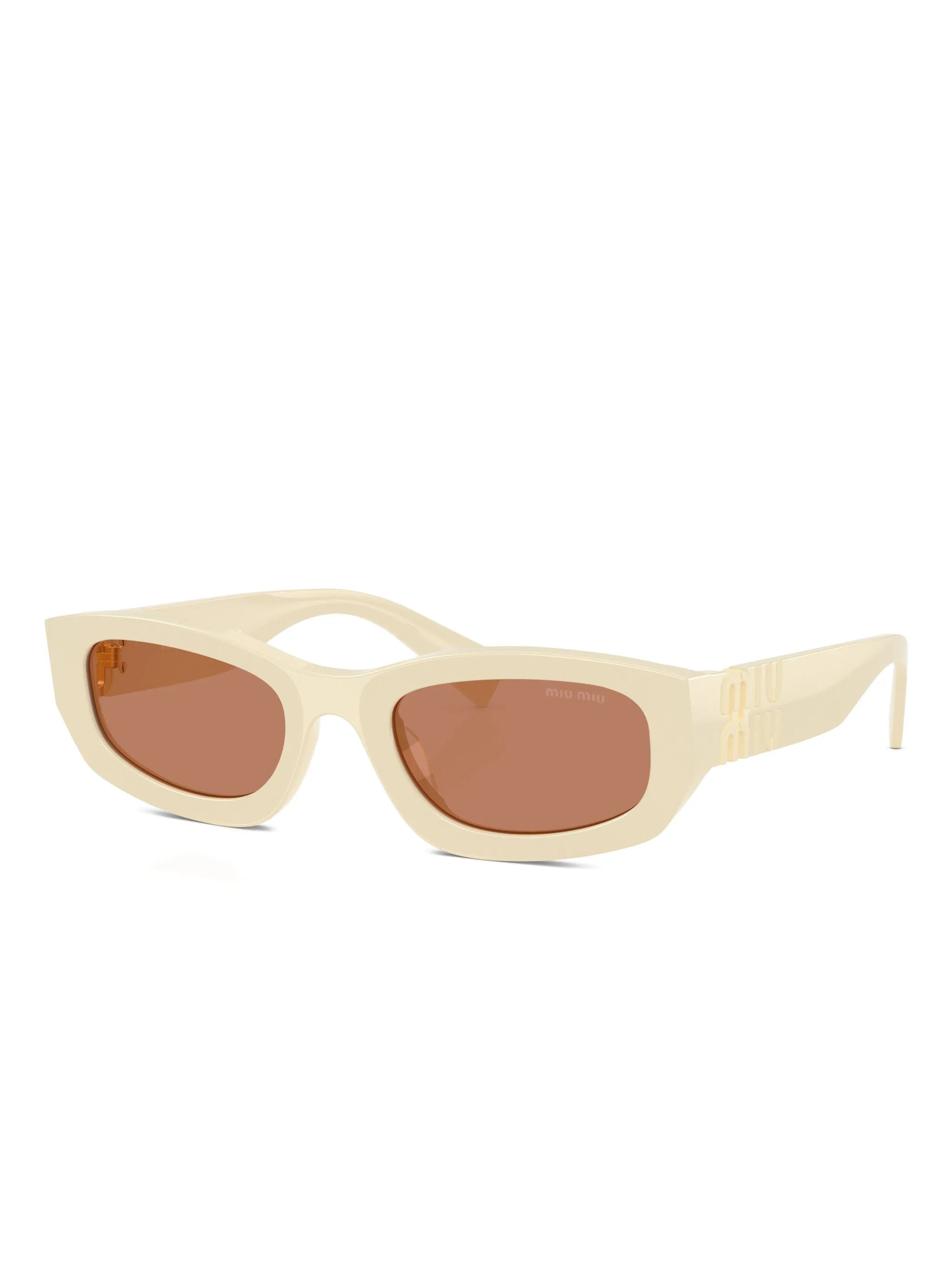 geometric-frame sunglasses
