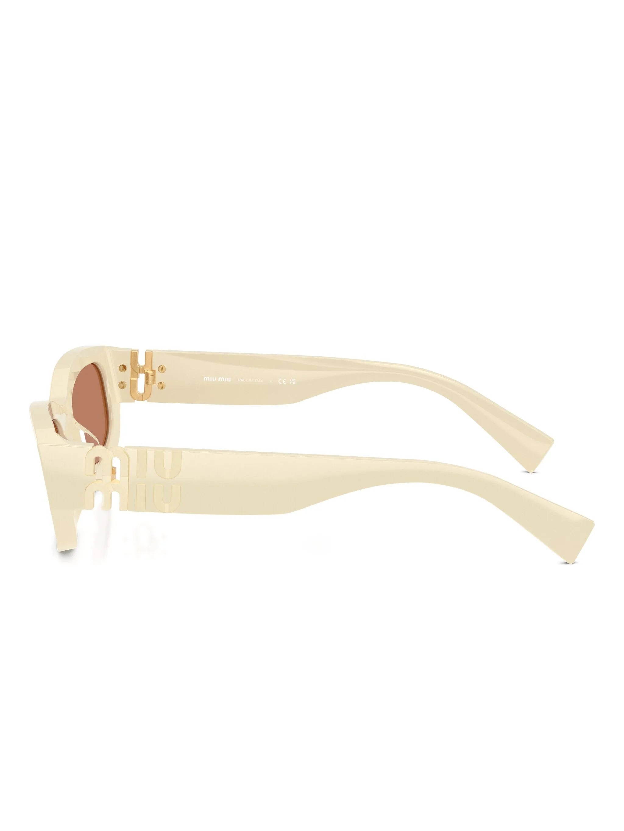 geometric-frame sunglasses