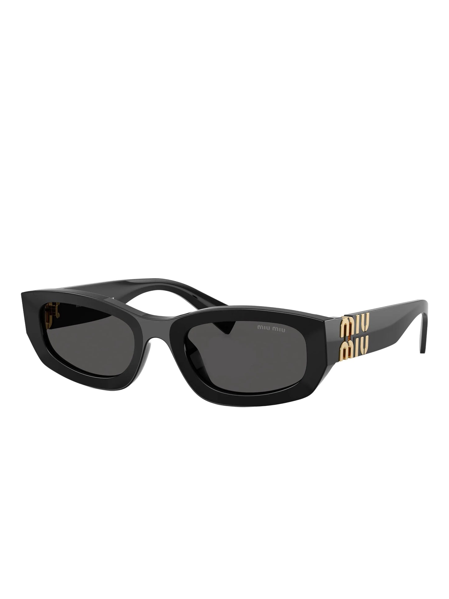 geometric-frame logo-detail sunglasses