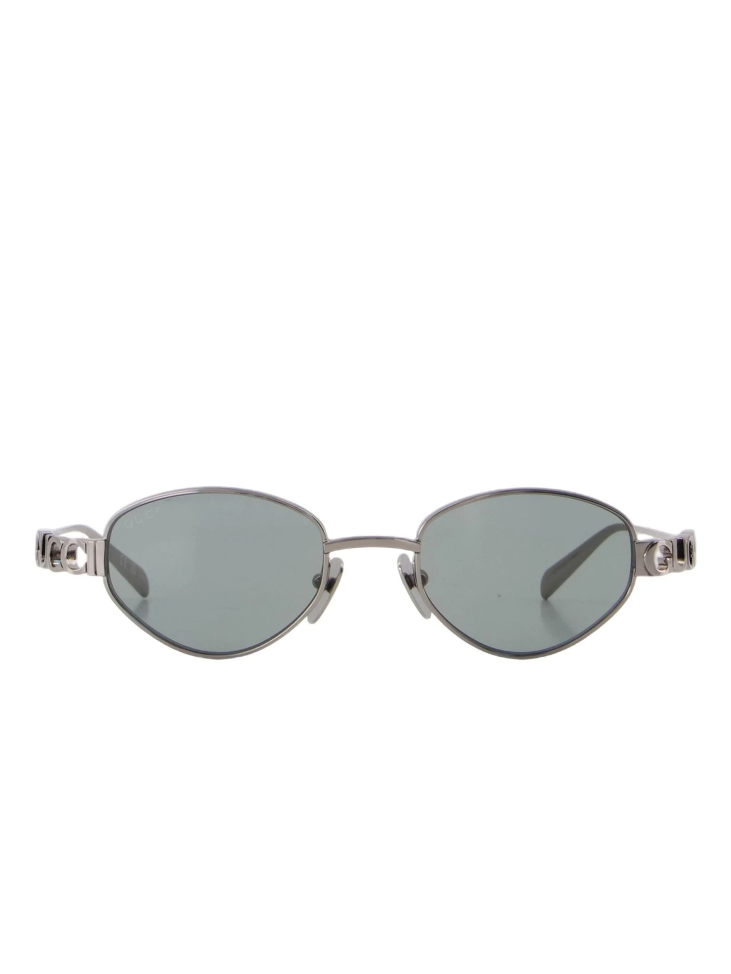 oval-frame sunglasses