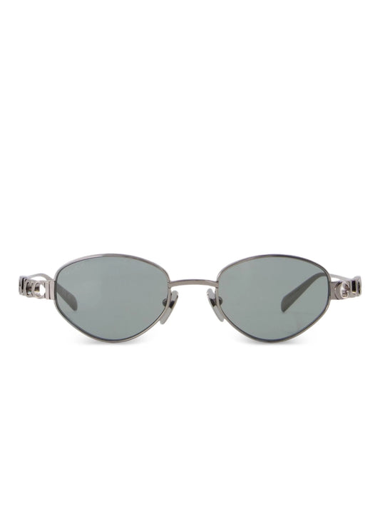 oval-frame sunglasses