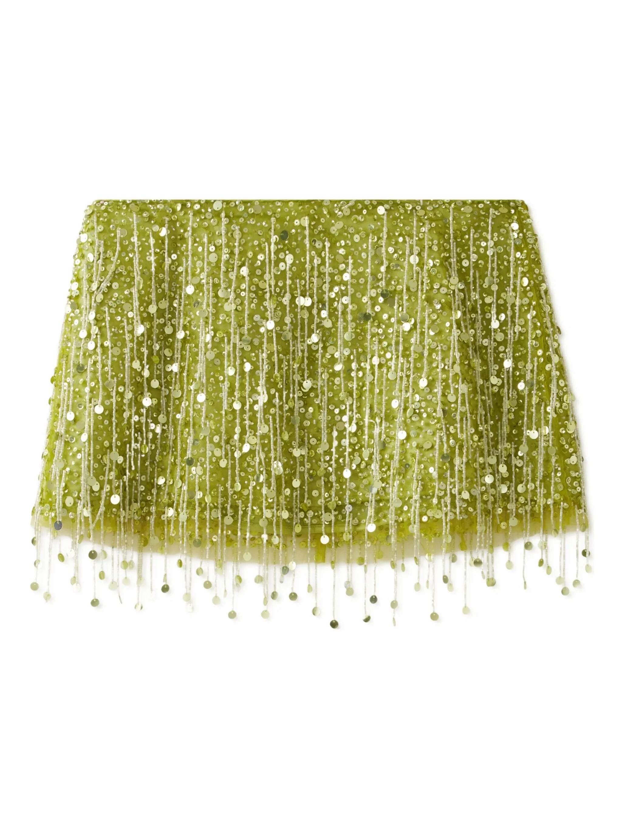 Yasmin beaded mini skirt