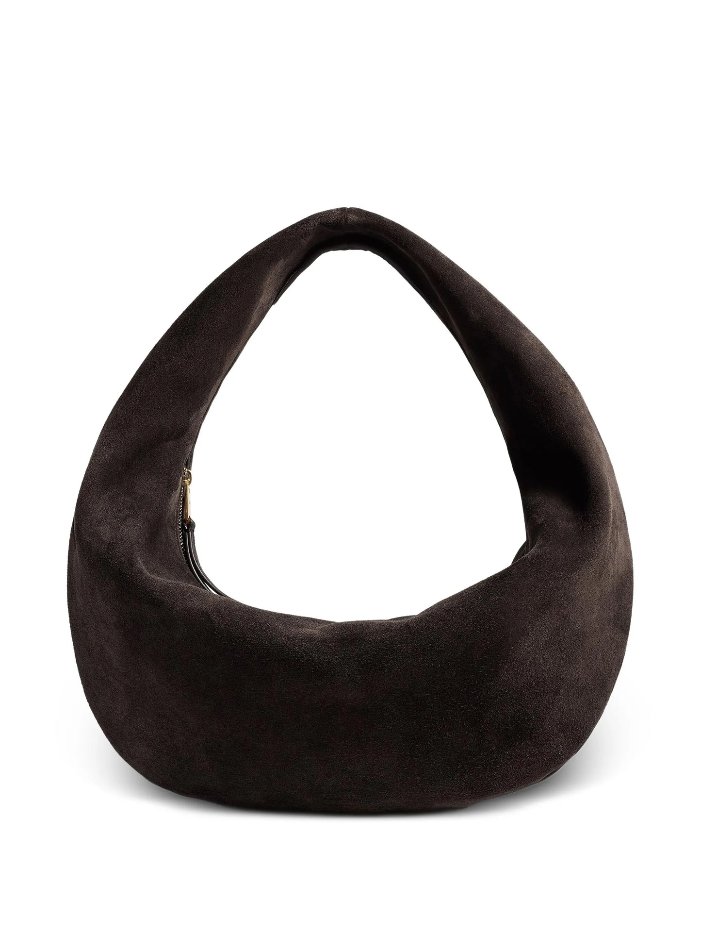 medium Olivia zip calf-suede shoulder bag