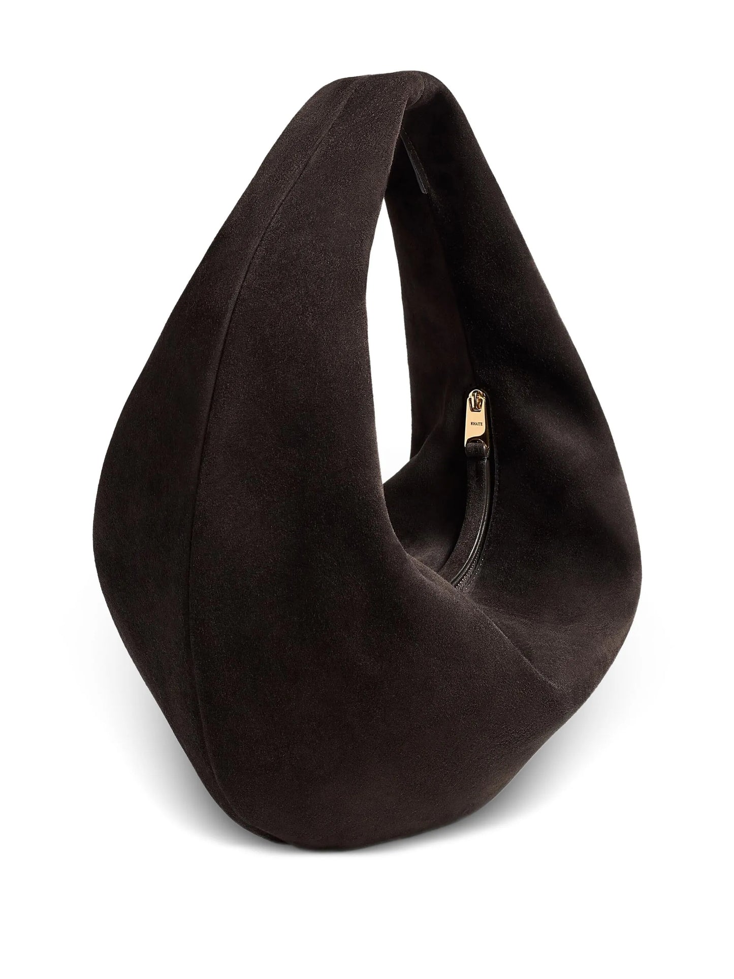 medium Olivia zip calf-suede shoulder bag