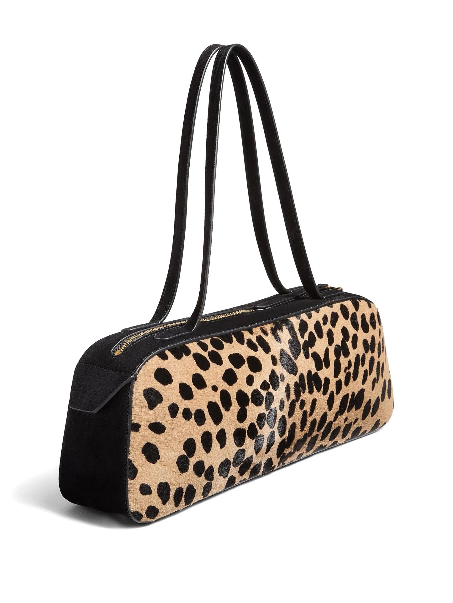 Simona animal-print zip shoulder bag
