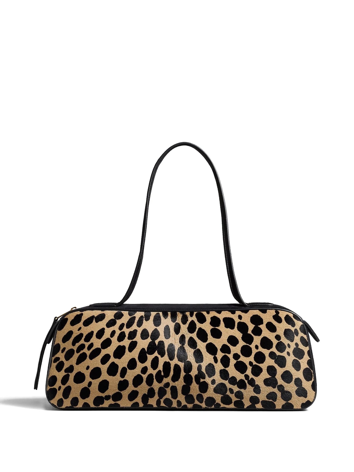 Simona animal-print zip shoulder bag