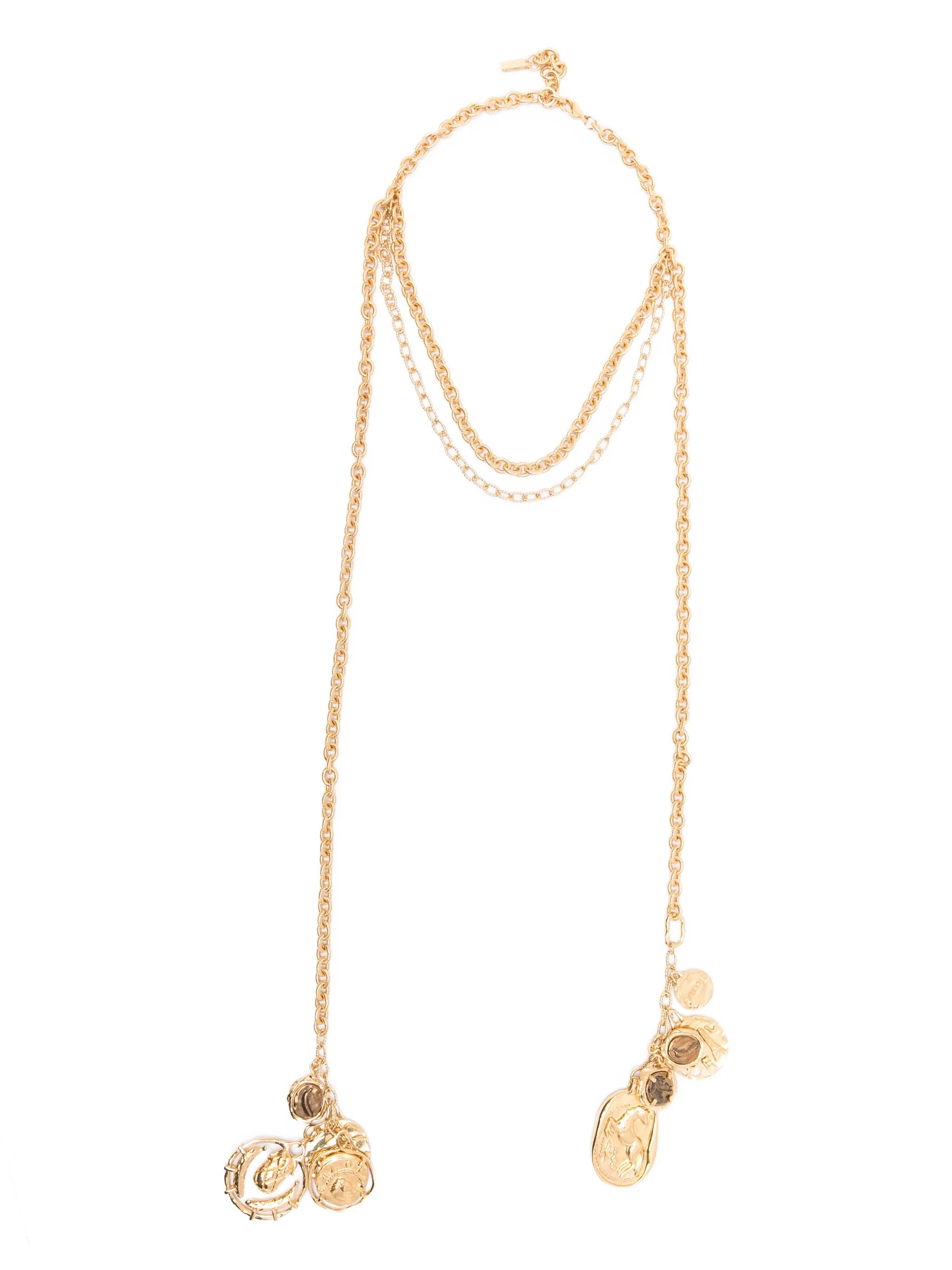 The Chloé Medals coin-pendant necklace