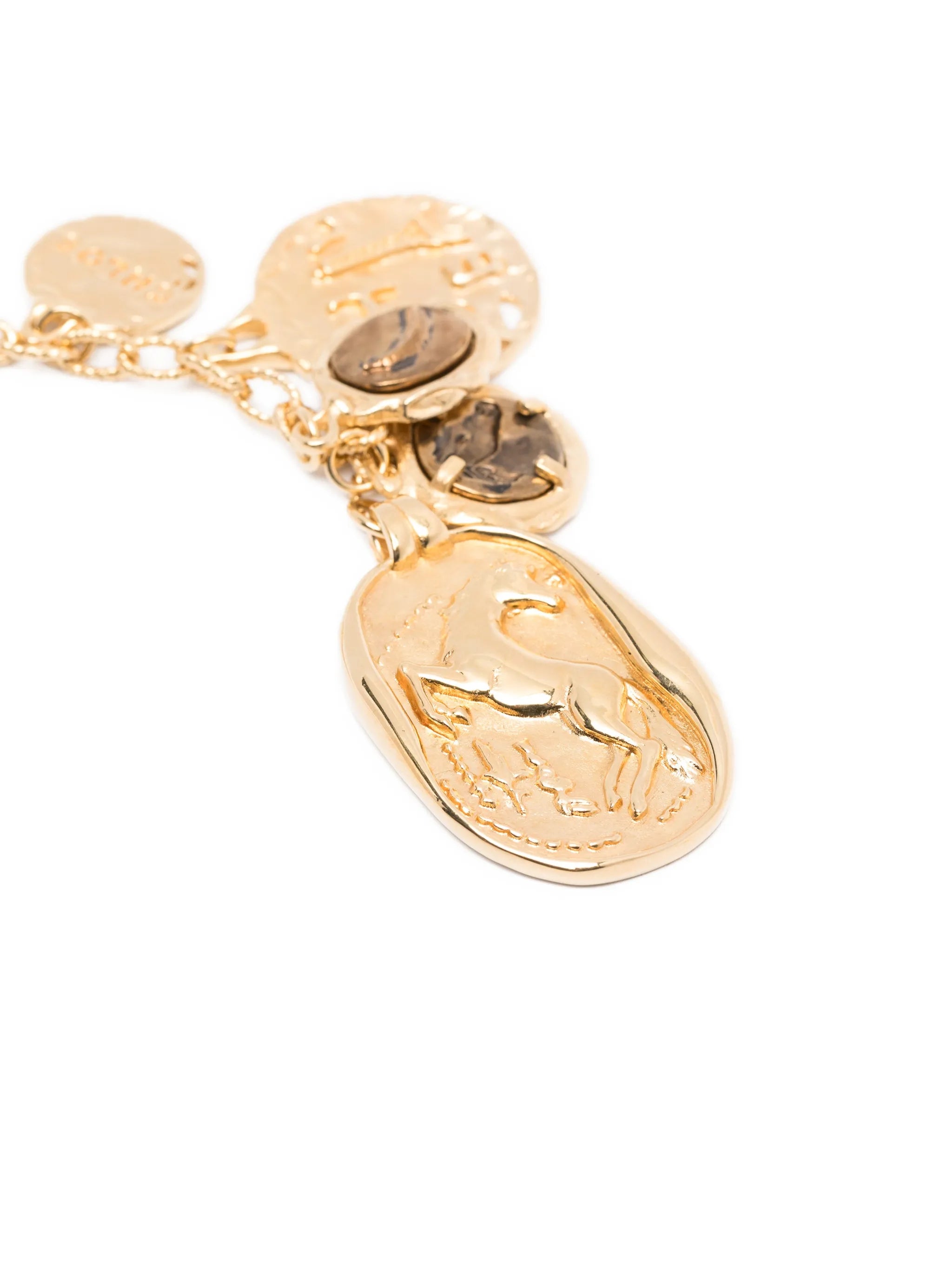 The Chloé Medals coin-pendant necklace