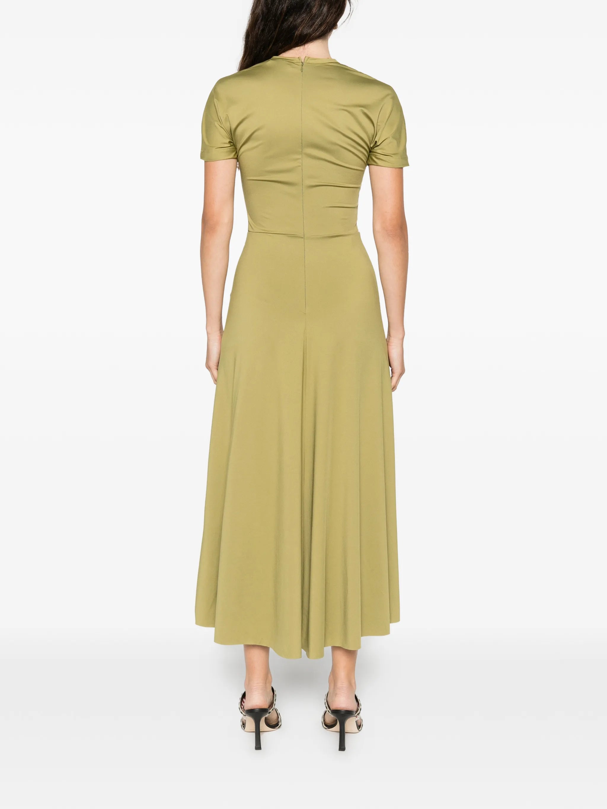 Blaire midi dress in greenfinch