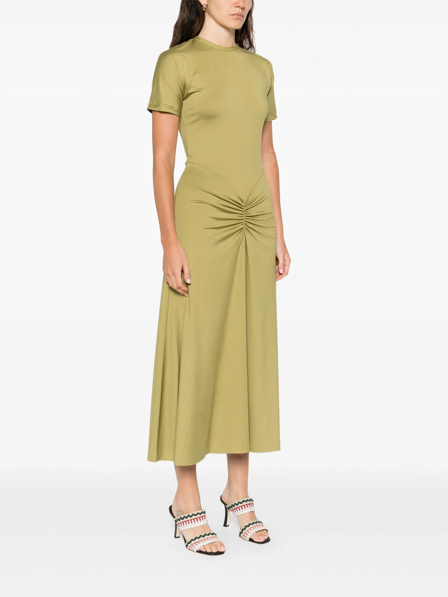 Blaire short-sleeve midi dress