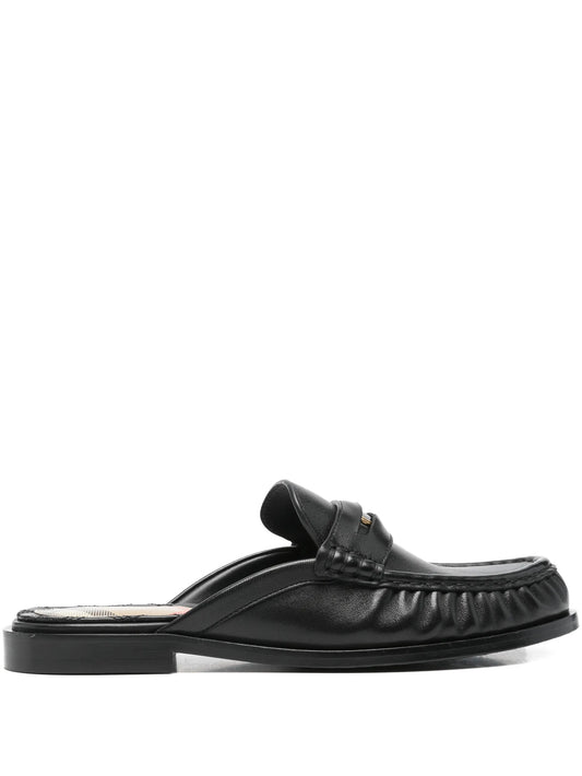 Cadet leather mules
