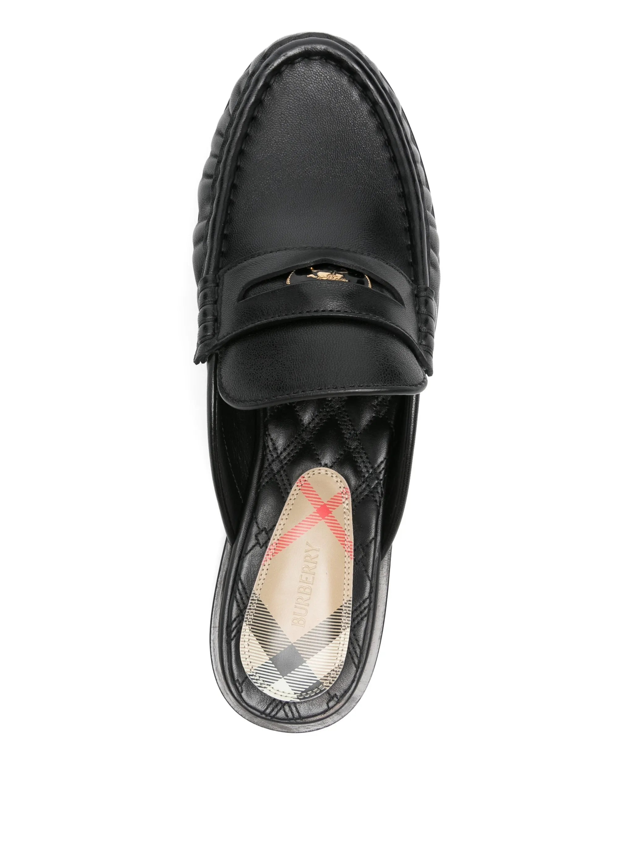 leather Cadet mules