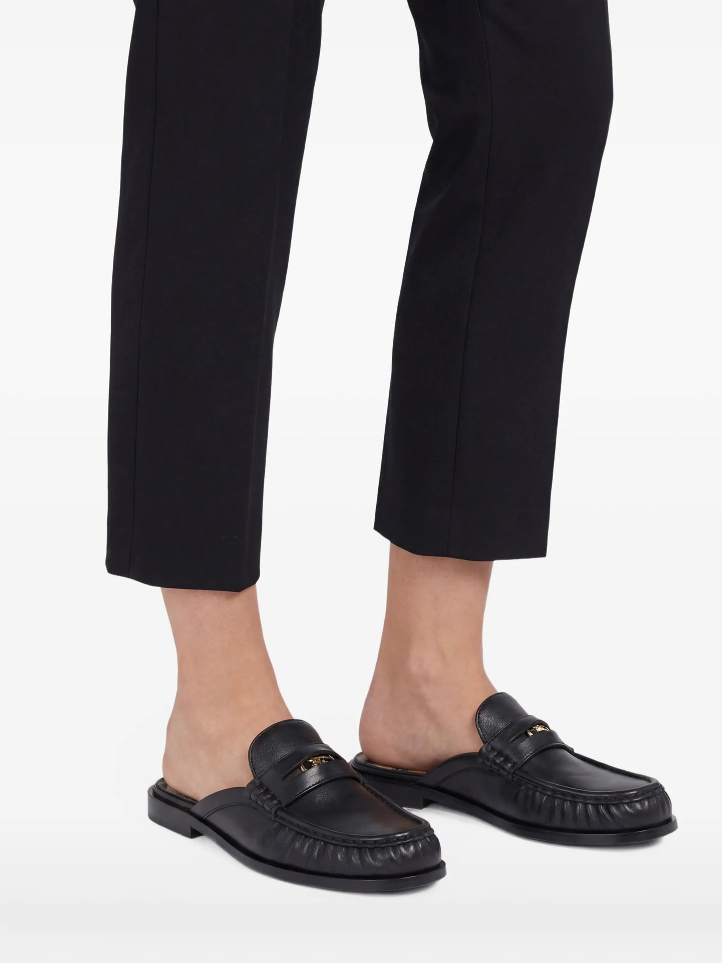 Cadet leather mules