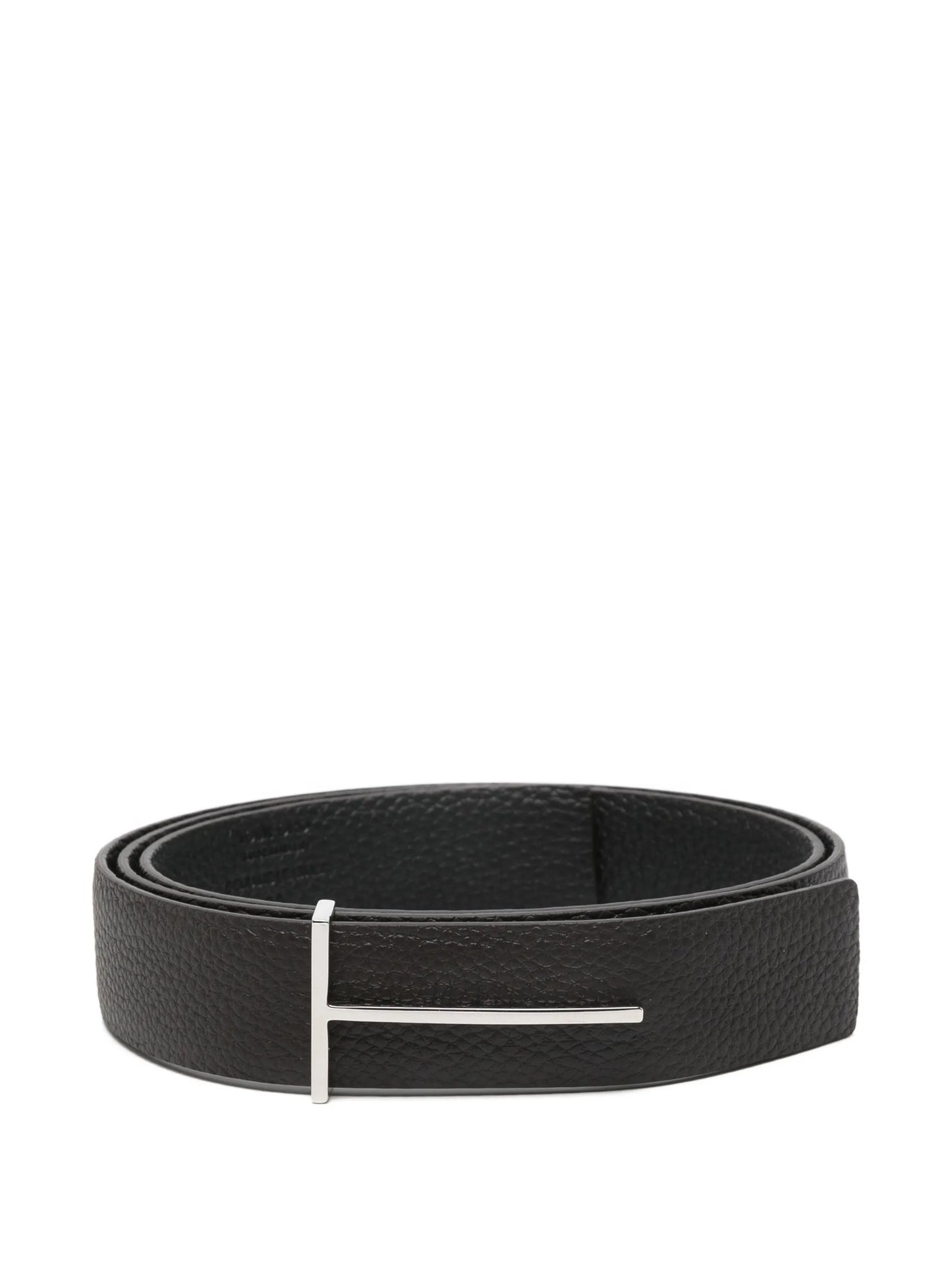 T-bar leather belt