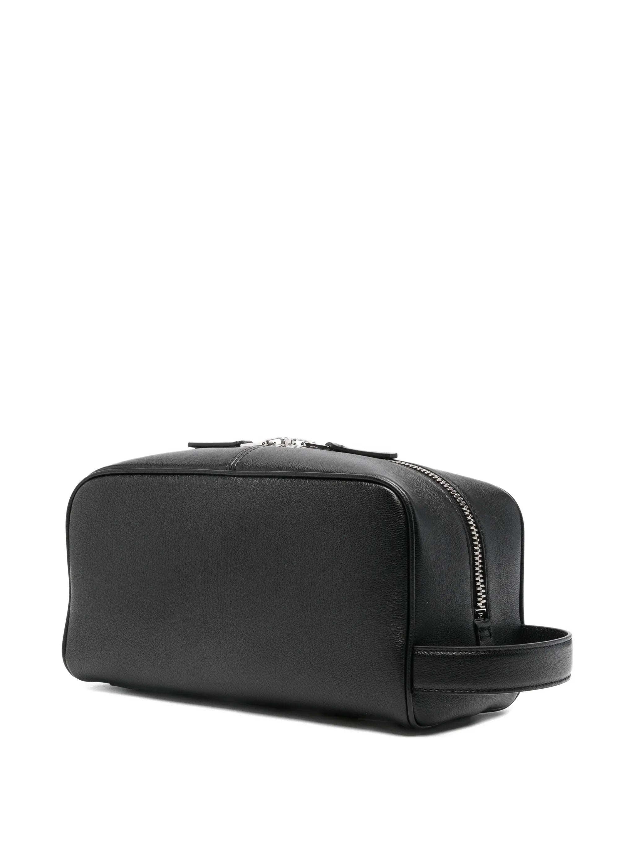 leather wash bag