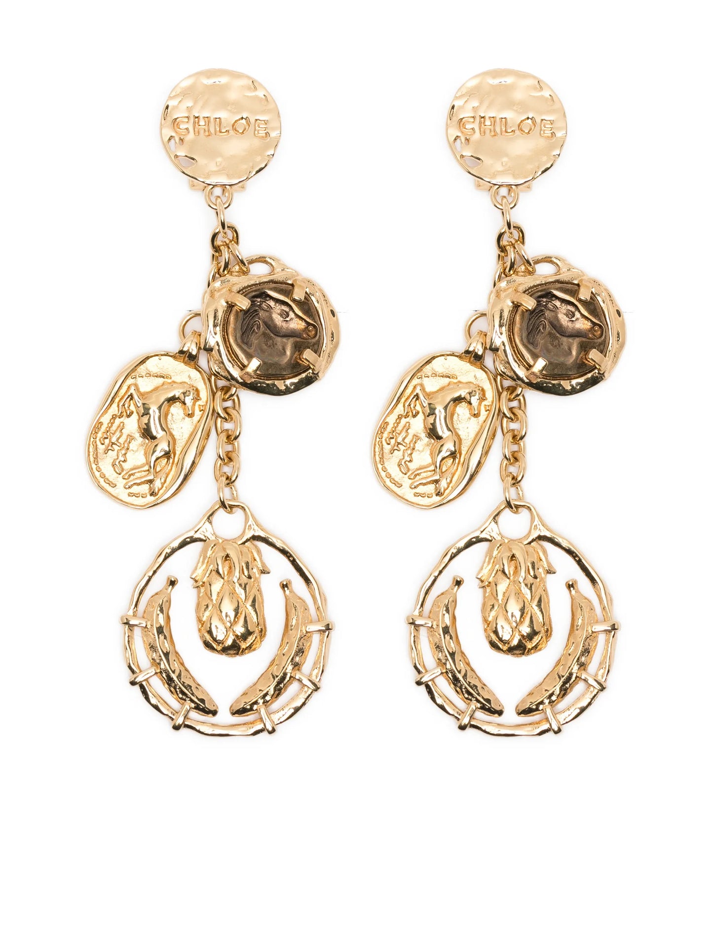 french-clip-fastening earrings