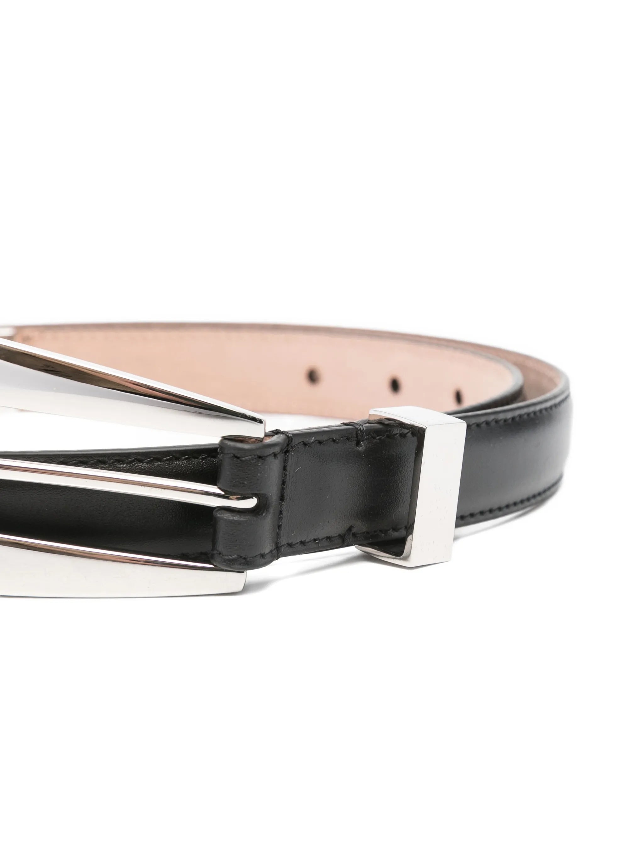 Lucca silver-tone buckle belt