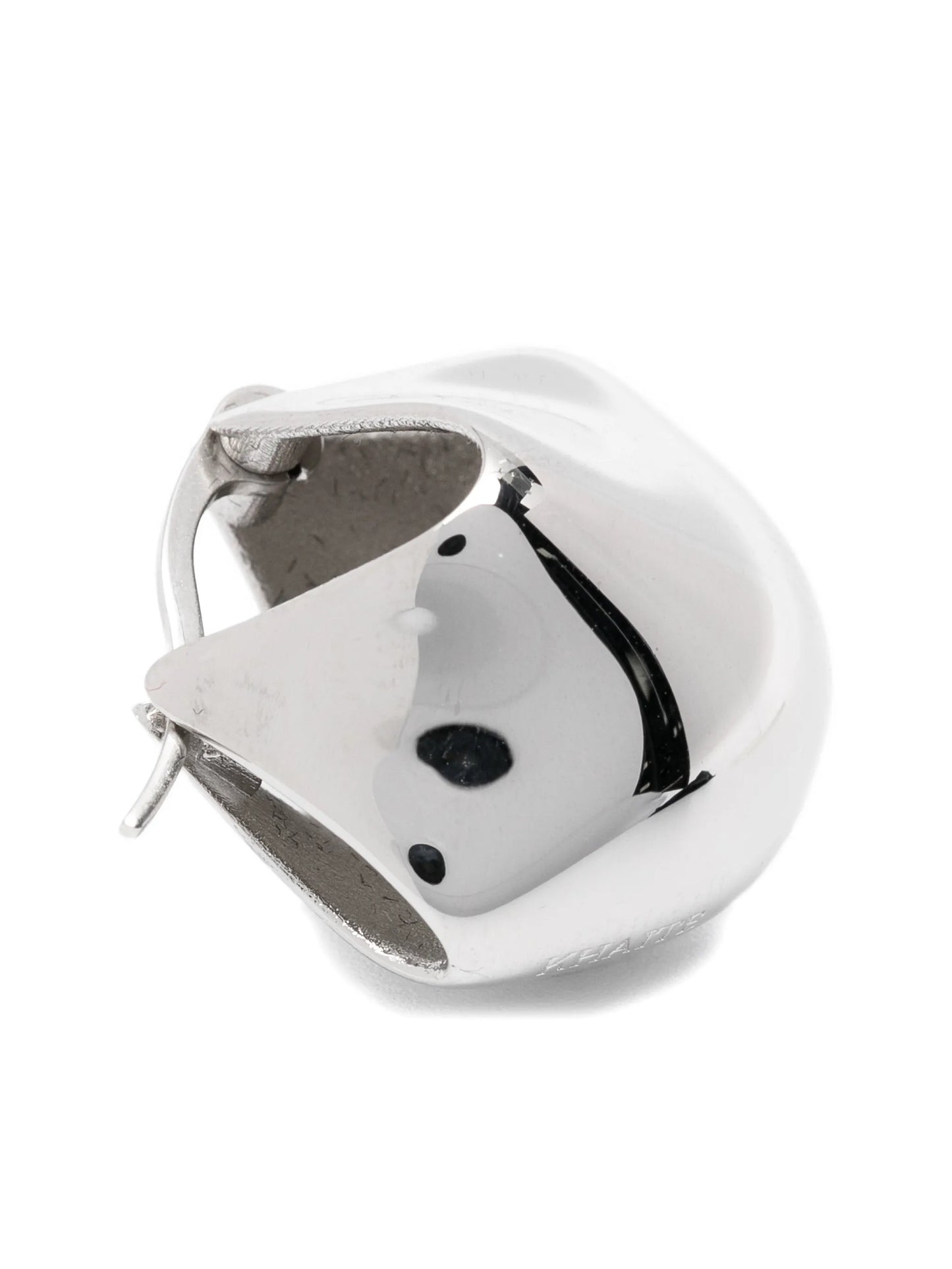 small Lotus polished earrings