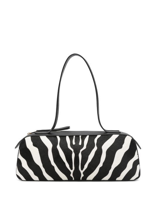 Simona zebra-print shoulder bag
