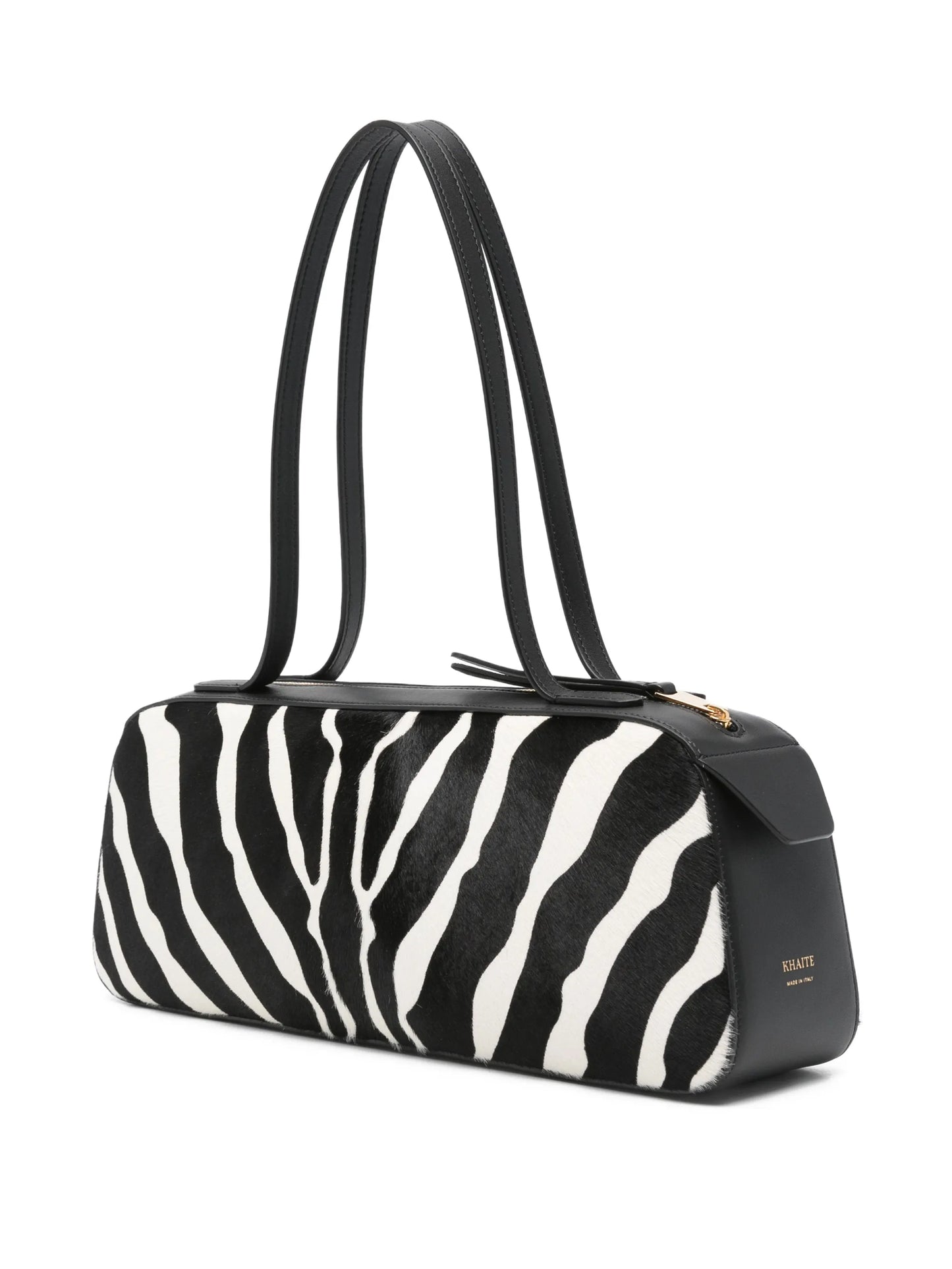 Simona zebra-print shoulder bag