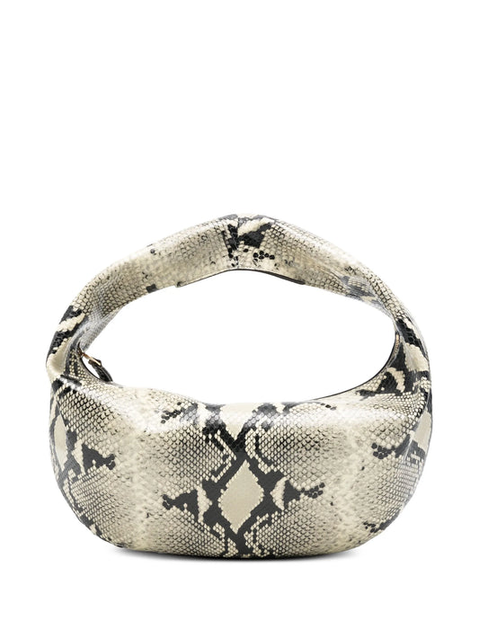 Medium Olivia snake-print tote bag