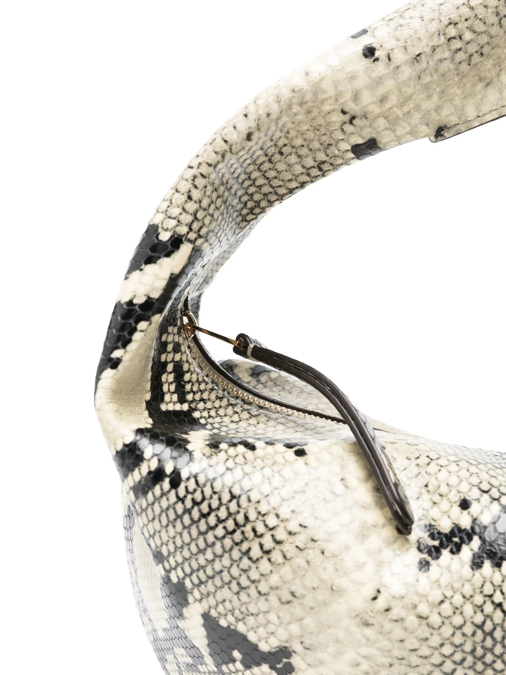 Medium Olivia snake-print tote bag