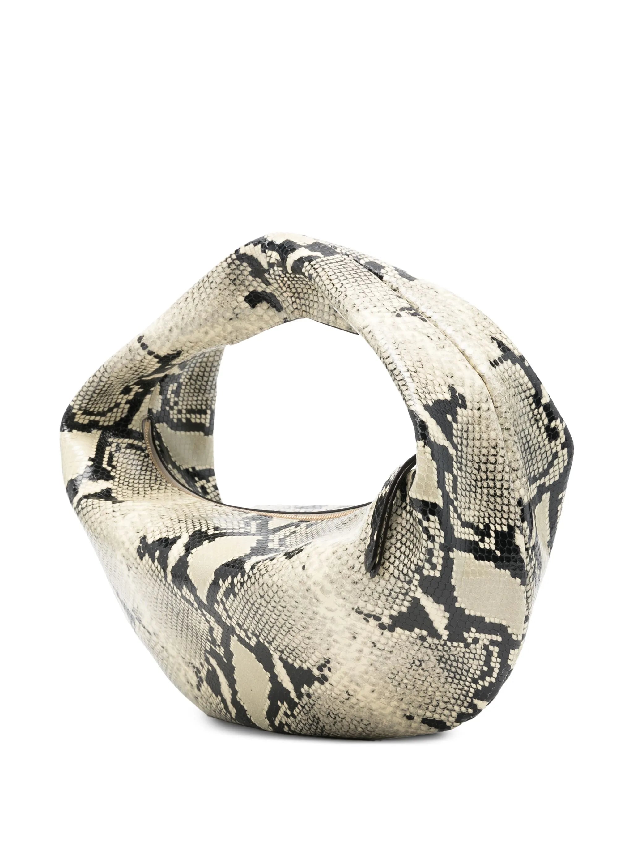 Medium Olivia snake-print tote bag