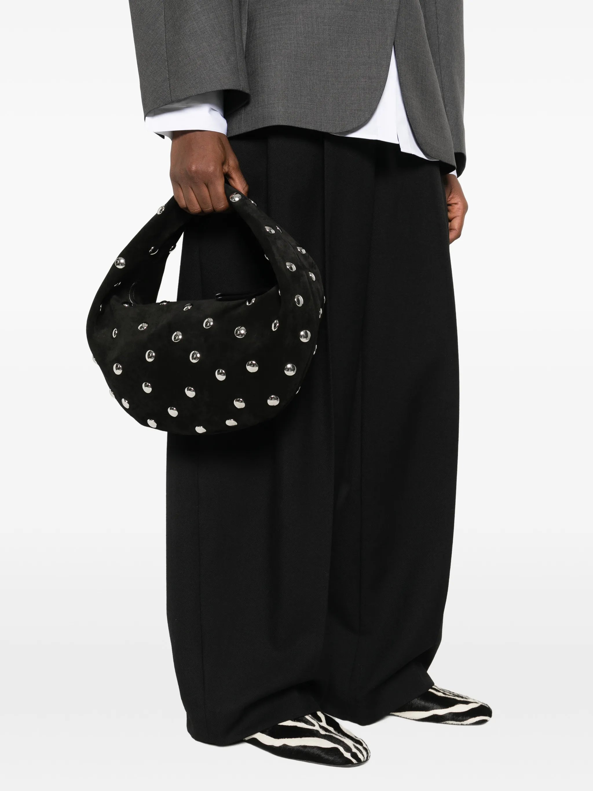 medium Olivia Hobo studded tote bag