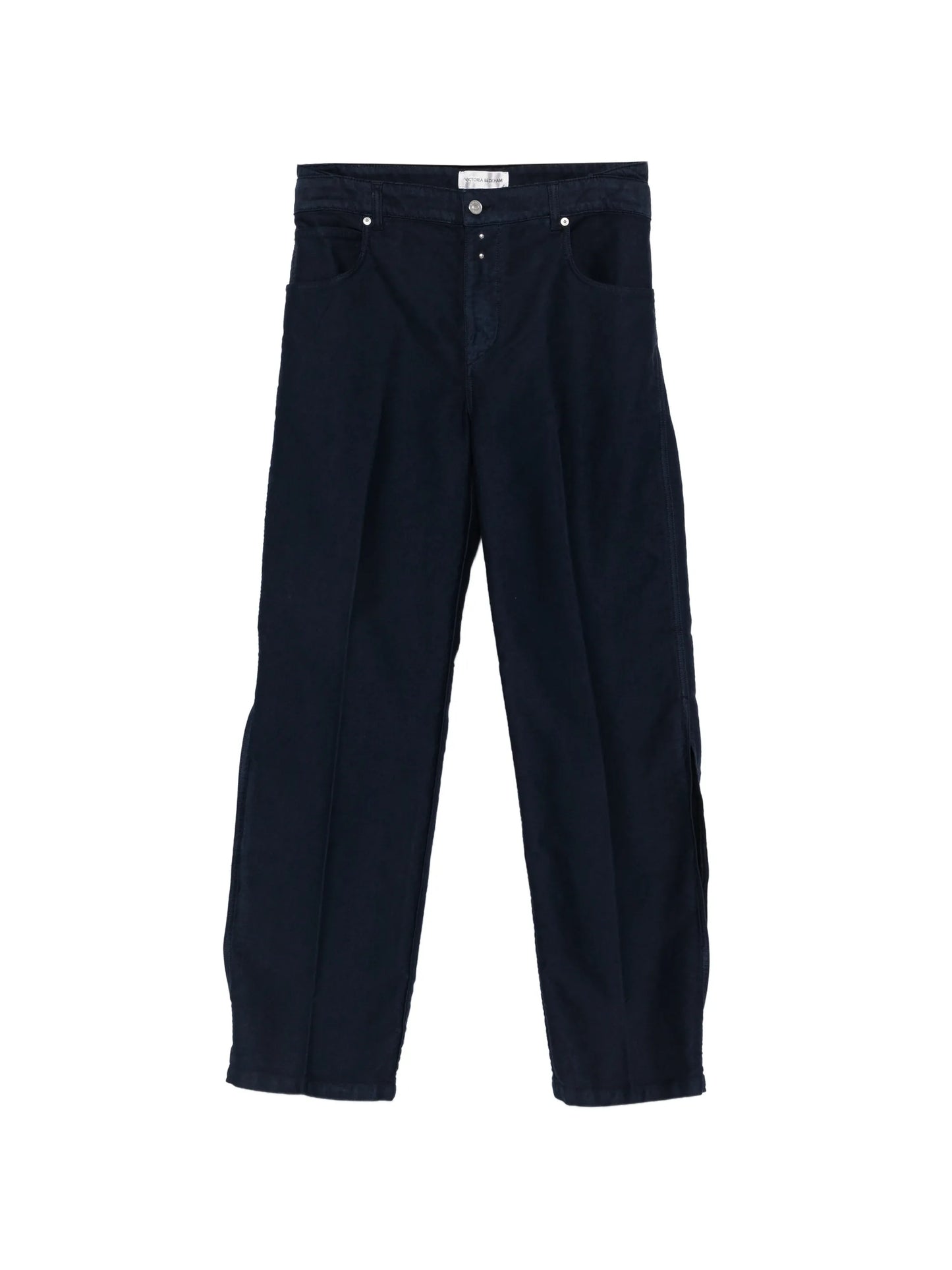 split-detail trousers