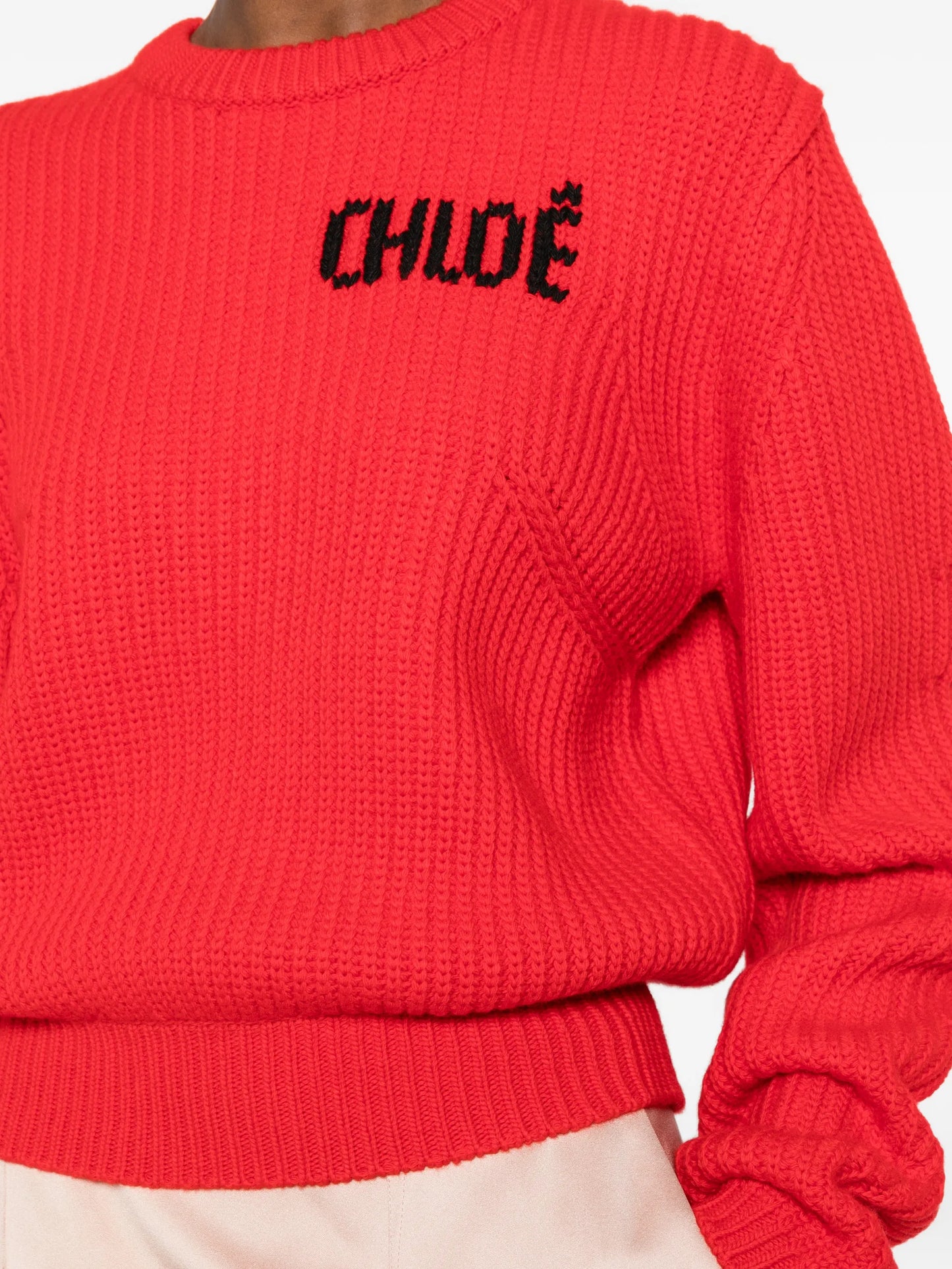logo long-sleeved sweater
