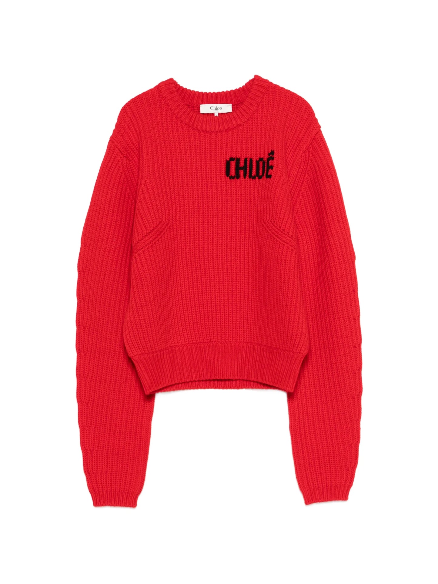 logo long-sleeved sweater
