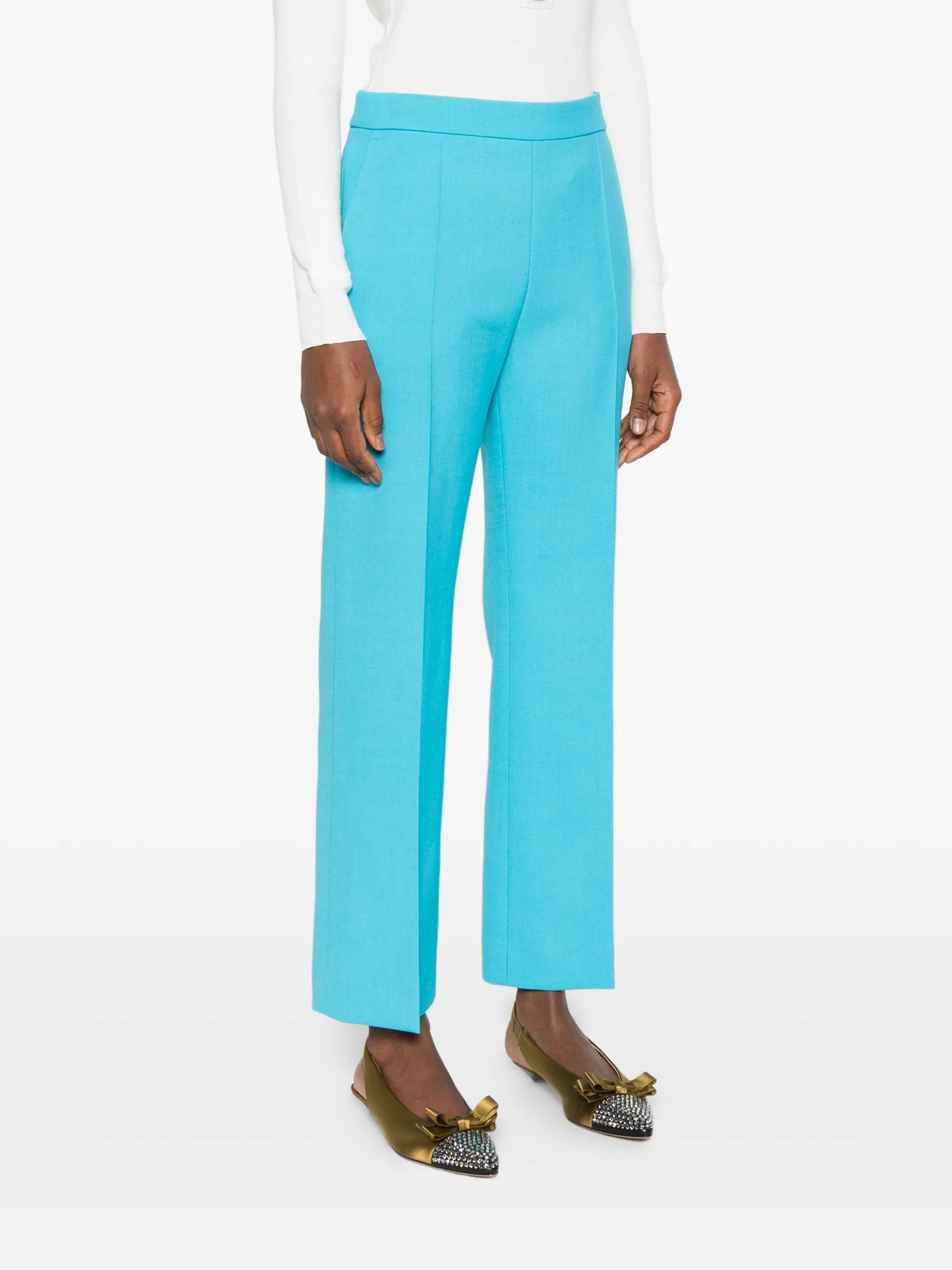 straight-leg trousers