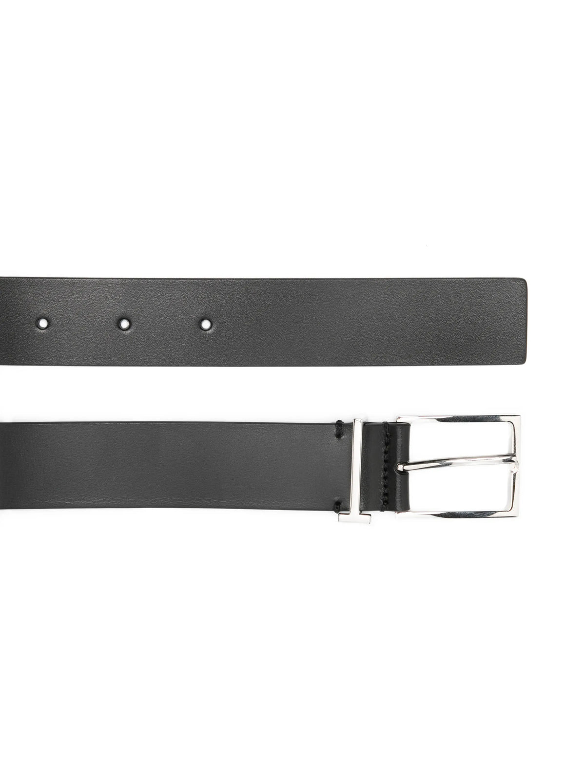 Vacchetta leather loop belt