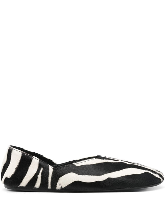 Jane animal-print ballet flats
