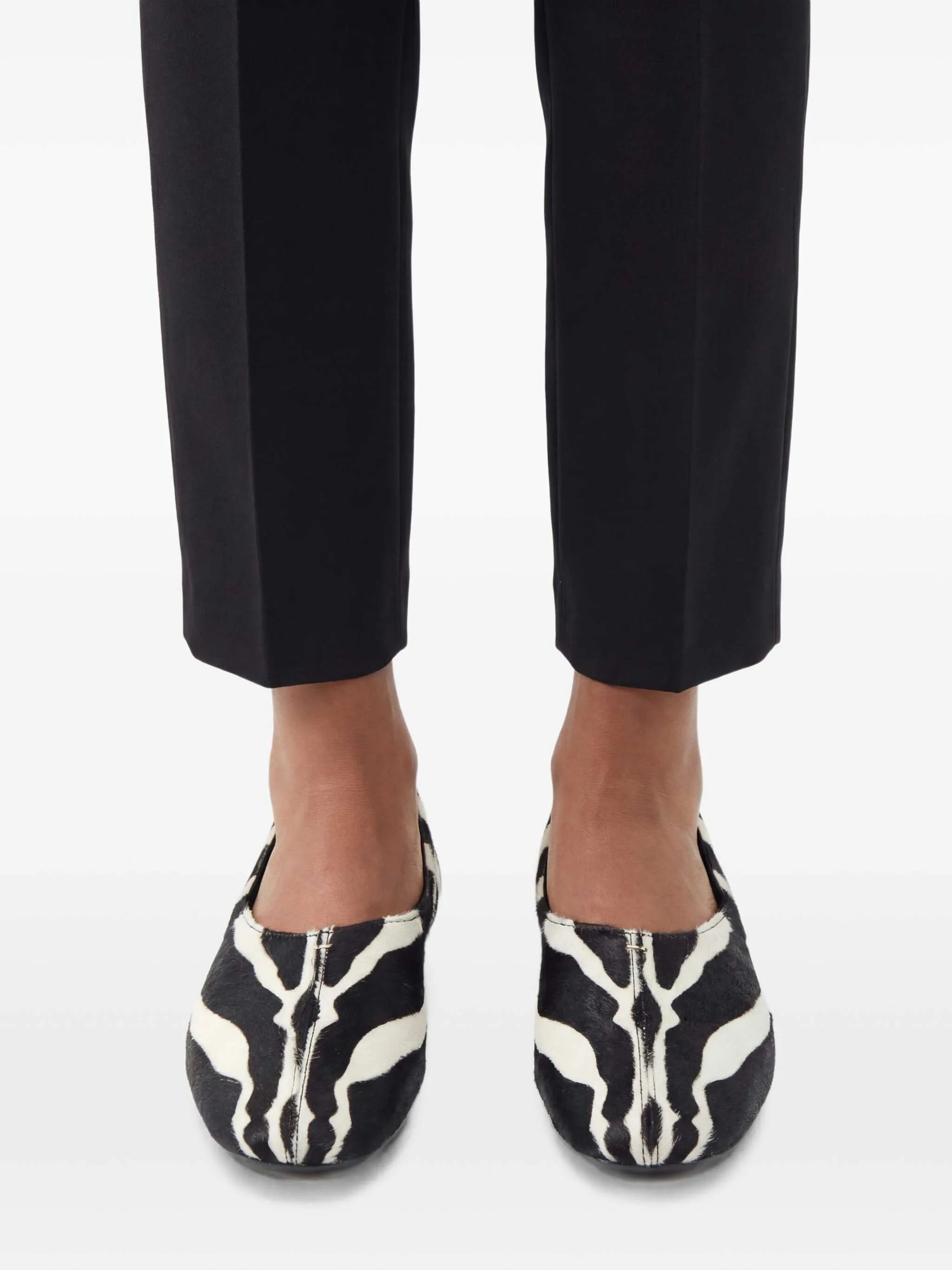 Jane animal-print ballet flats
